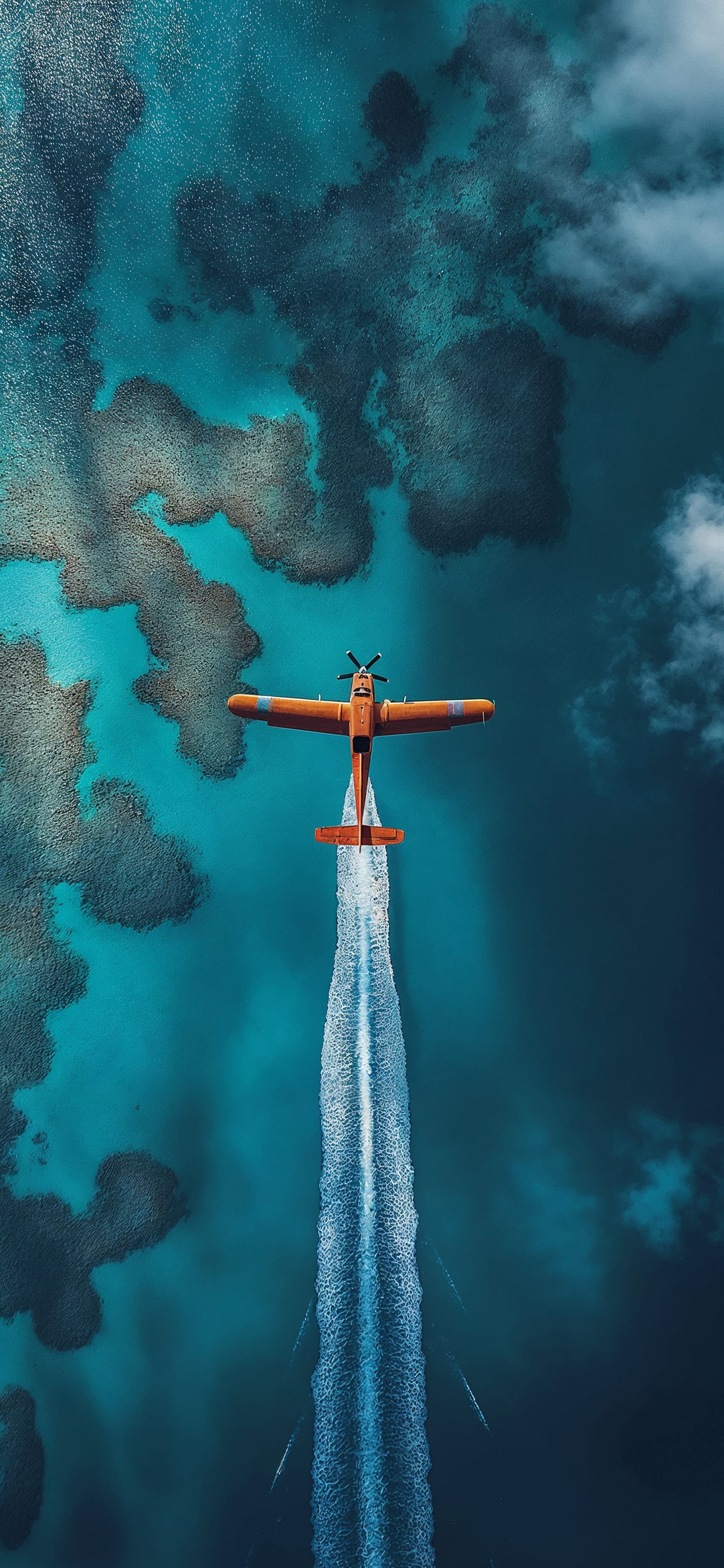 Aerial Plane View - Pro phone wallpaper