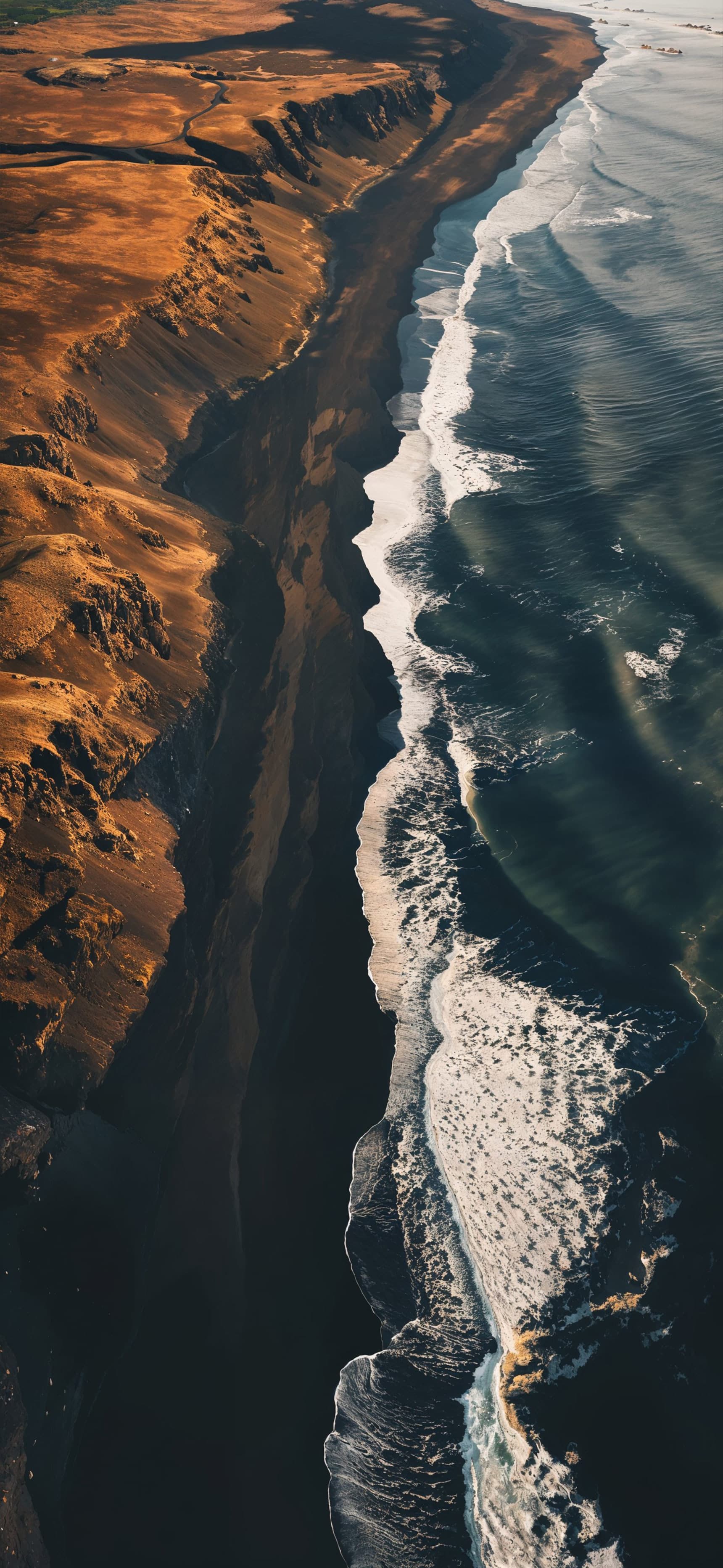 Seaside Earth Tones - Pro phone wallpaper