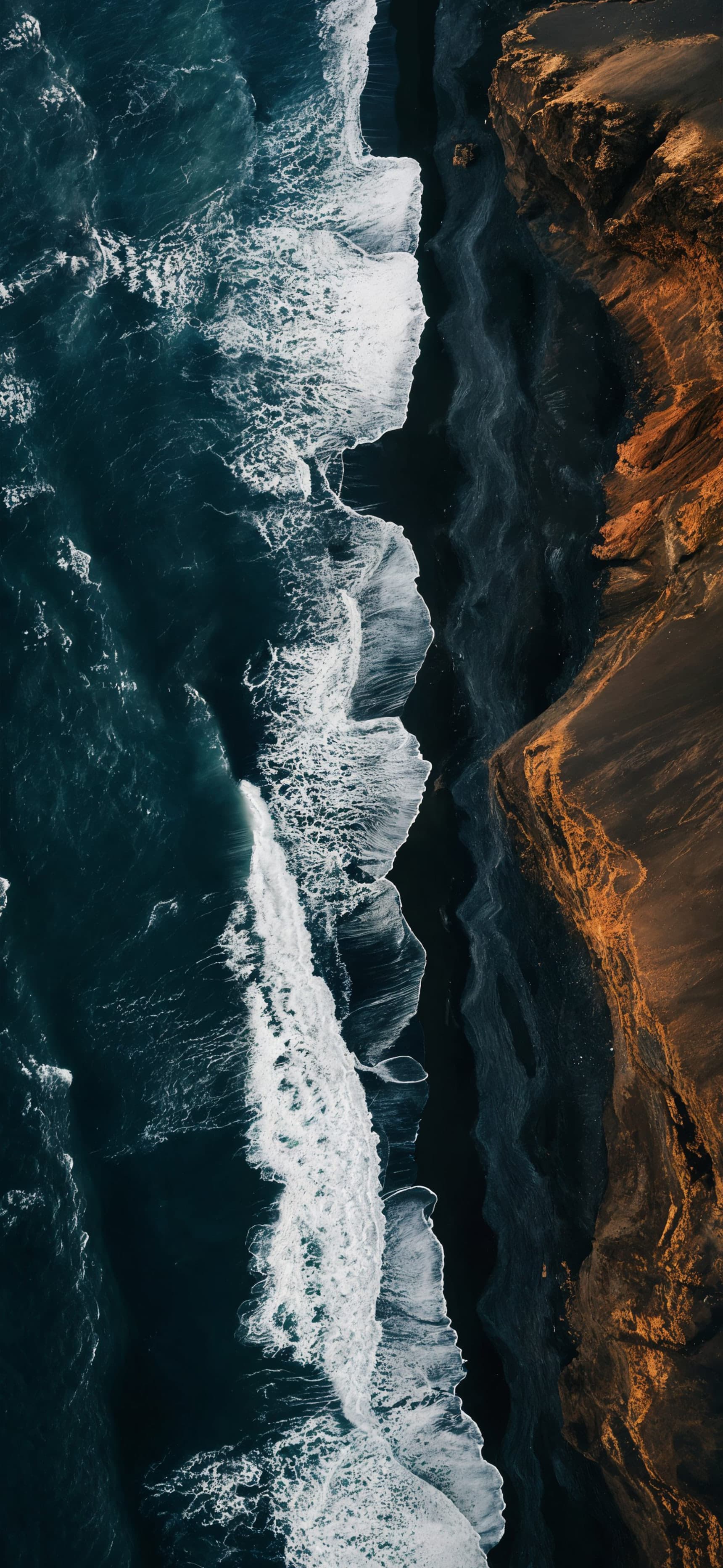 Dramatic Ocean View - Pro phone wallpaper