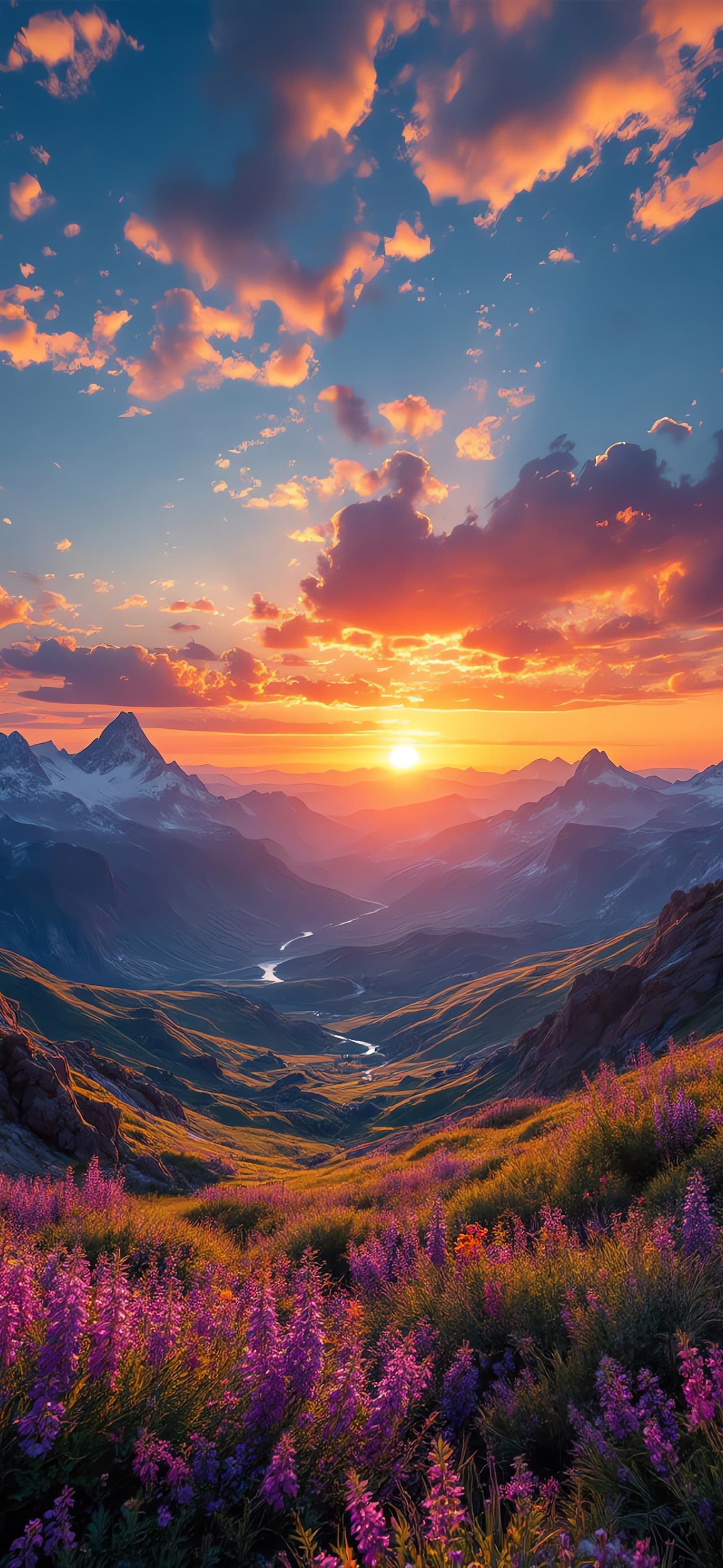 Flowering Valley - Pro phone wallpaper