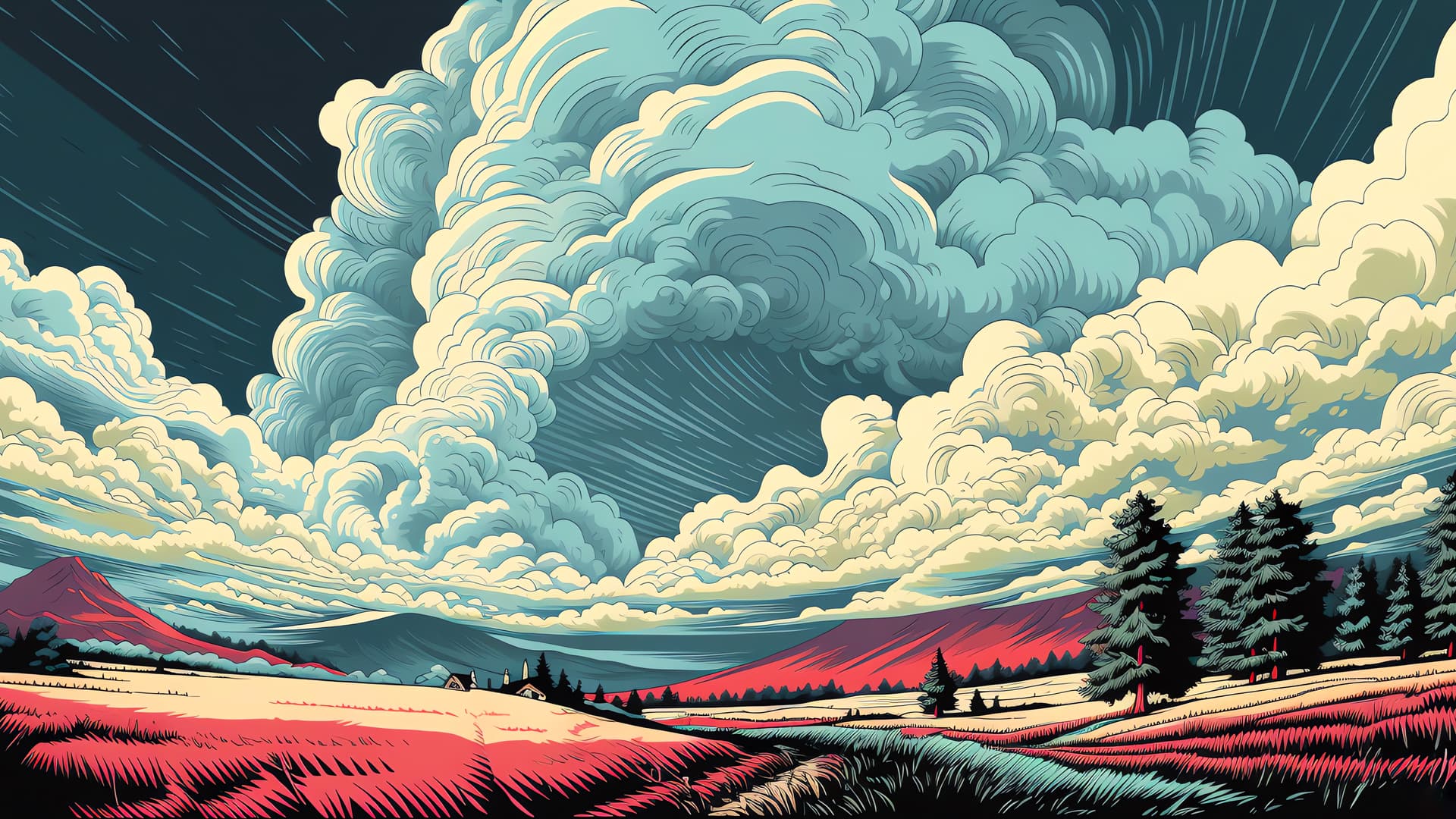 Vibrant Sky - Pro desktop wallpaper