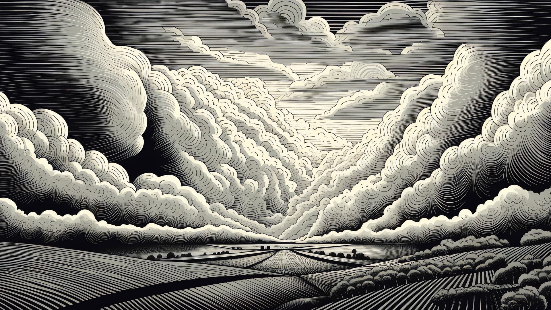 Monochrome nature - Pro desktop wallpaper