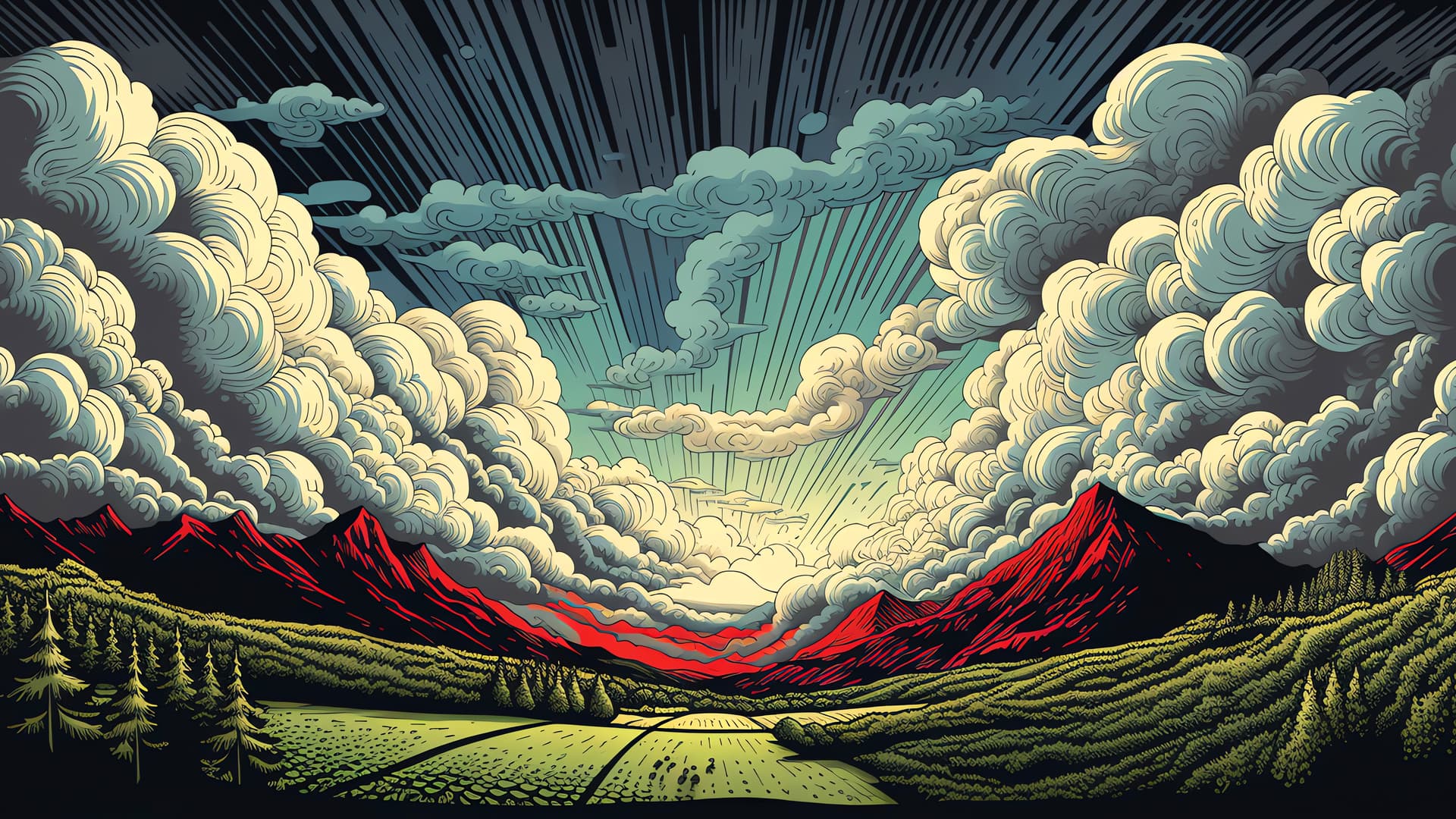Dramatic Cloudscape - Pro desktop wallpaper