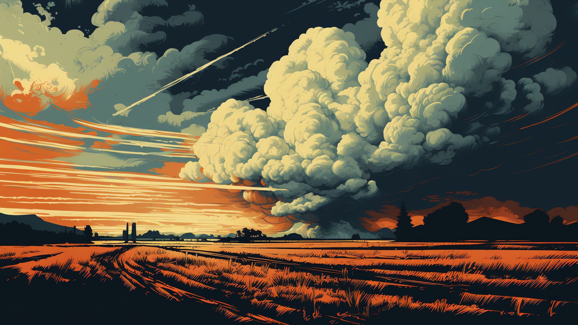 Dramatic Clouds - Pro desktop wallpaper