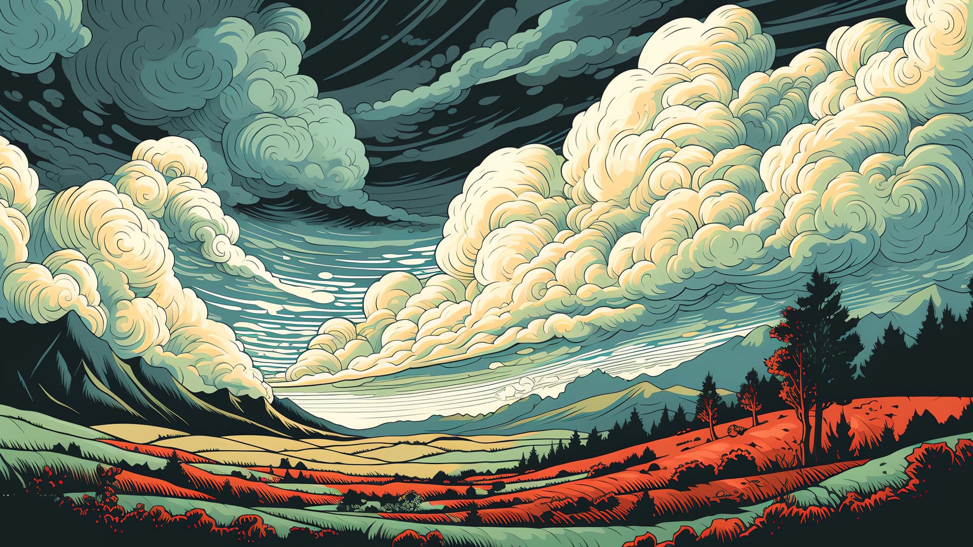 Vibrant Landscape - Pro desktop wallpaper