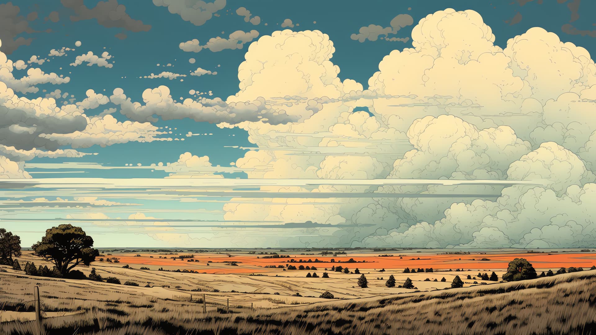 Open Fields - Pro desktop wallpaper