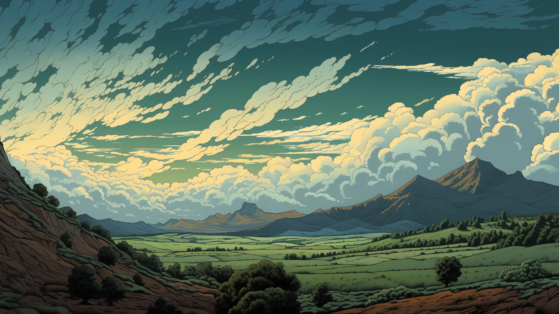 Mountain Horizon - Pro desktop wallpaper