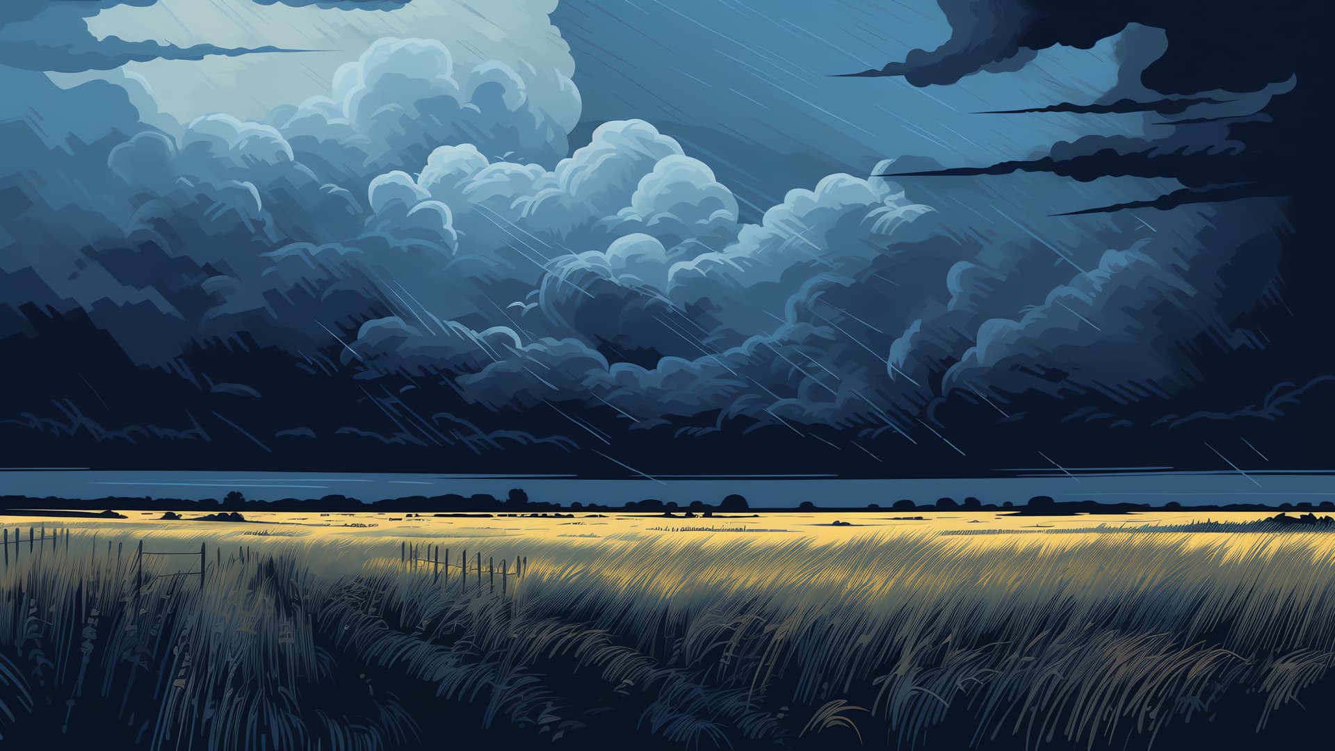 Stormy Landscape - Pro desktop wallpaper