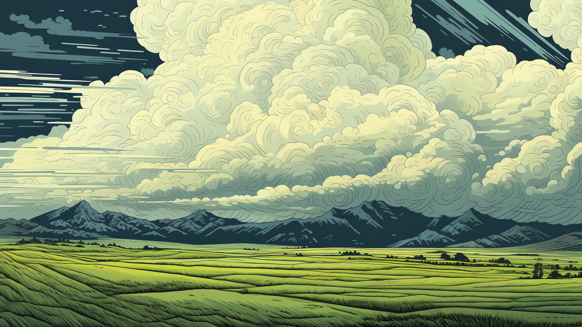 Mountainous Clouds - Pro desktop wallpaper