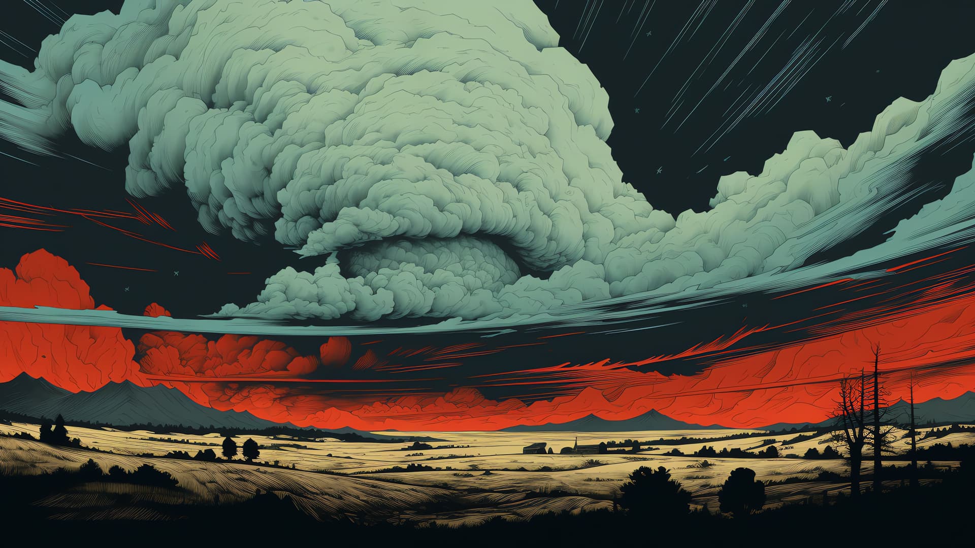 Mysterious Clouds - Pro desktop wallpaper