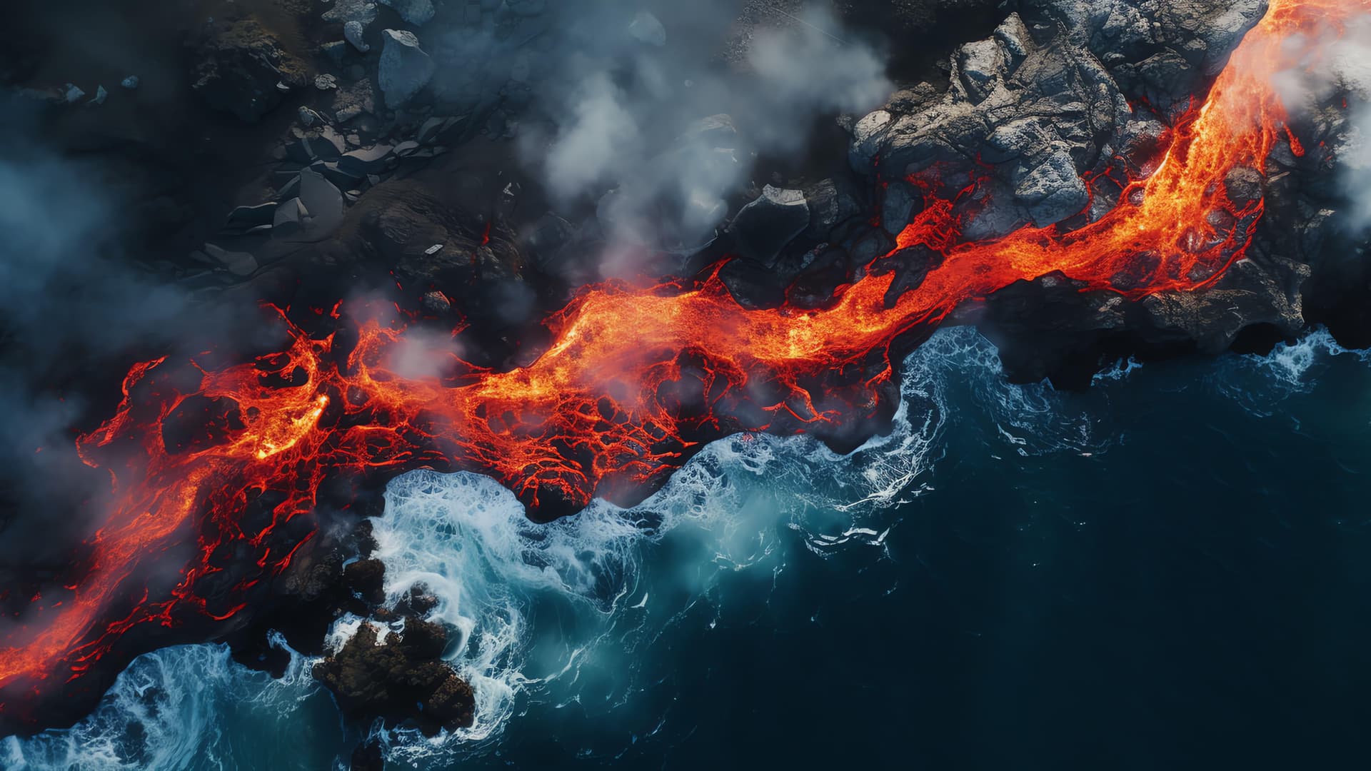 Flowing Lava - Pro desktop wallpaper