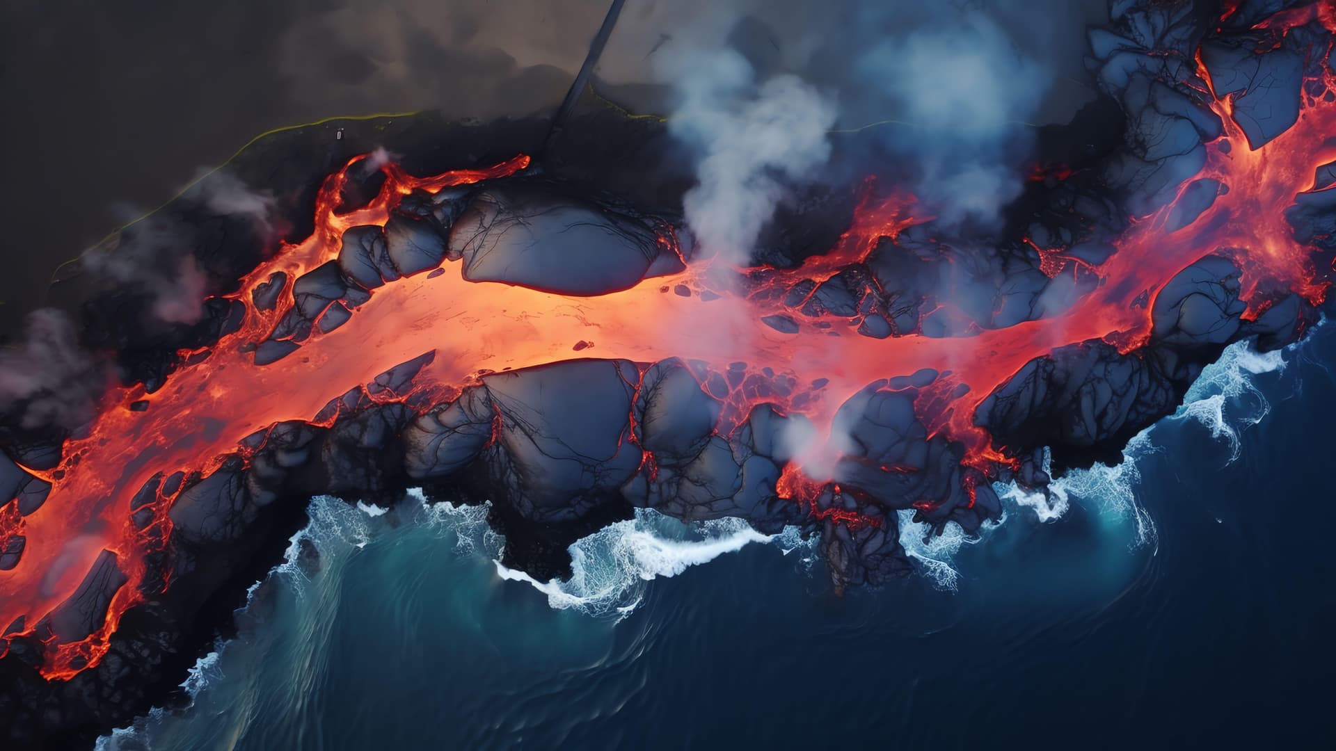 Lava River - Pro desktop wallpaper