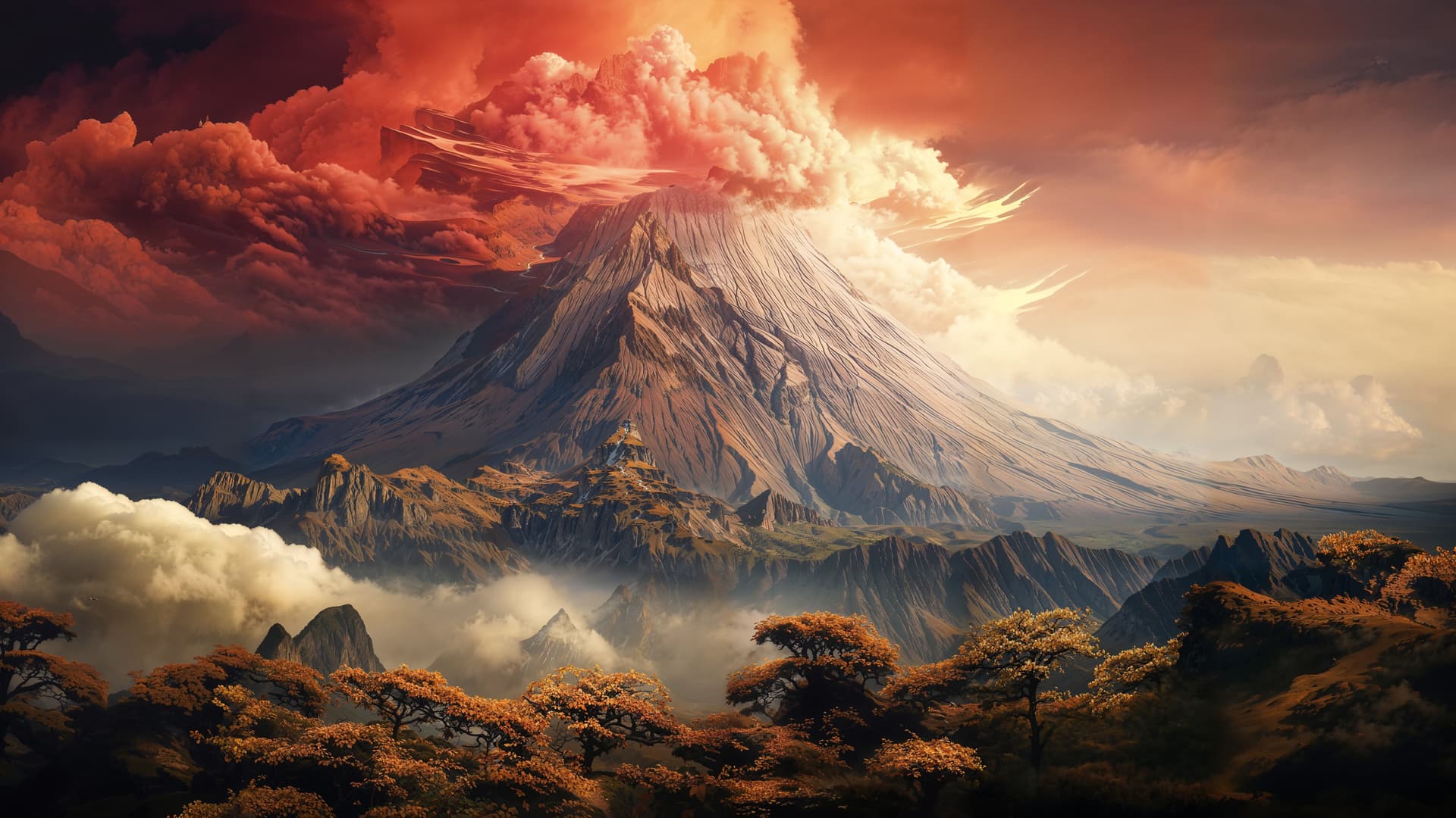 Volcanic Eruption 1 - Pro desktop wallpaper