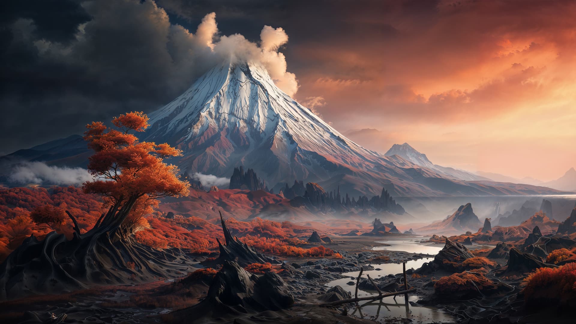 Volcanic Eruption 3 - Pro desktop wallpaper