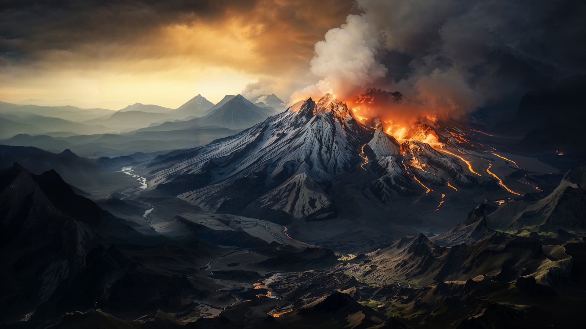 Volcanic Eruption 4 - Pro desktop wallpaper