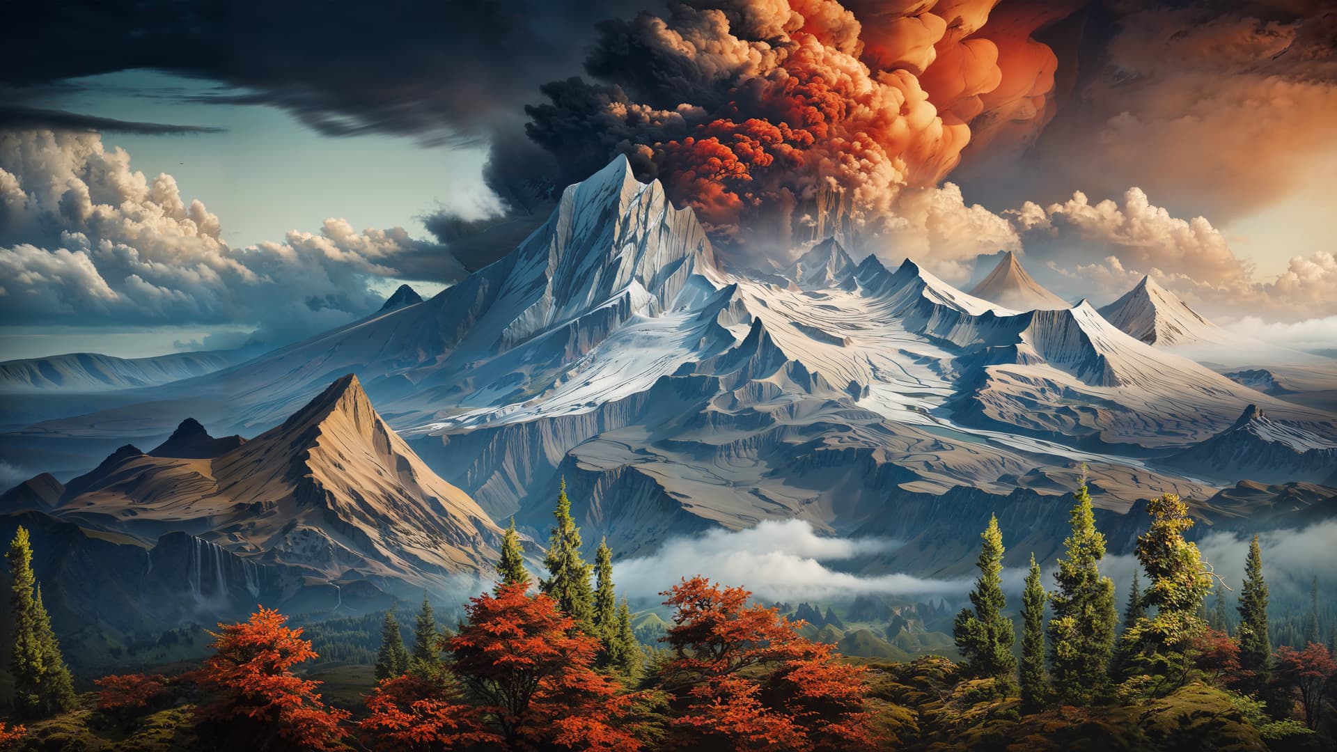 Volcanic Eruption - Pro desktop wallpaper