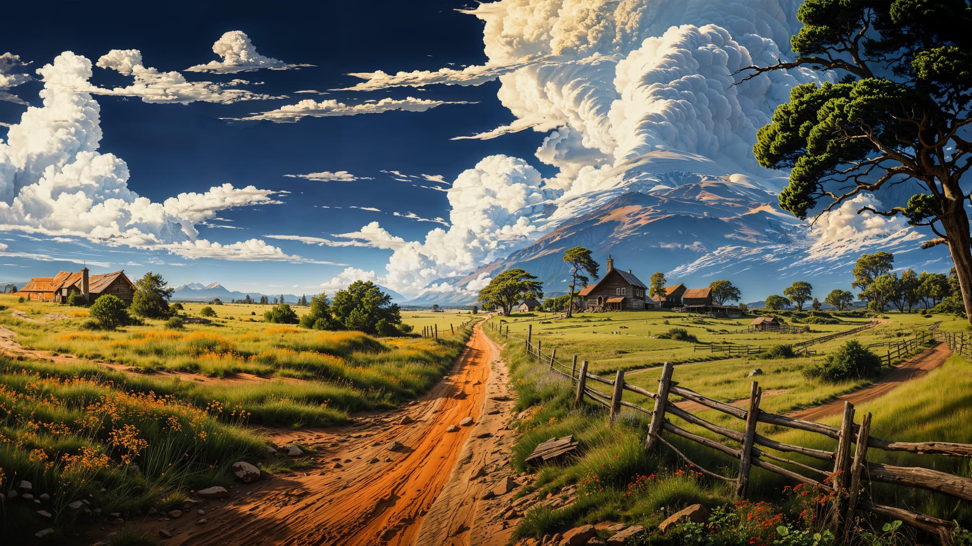 Golden Hour Landscape - Pro desktop wallpaper