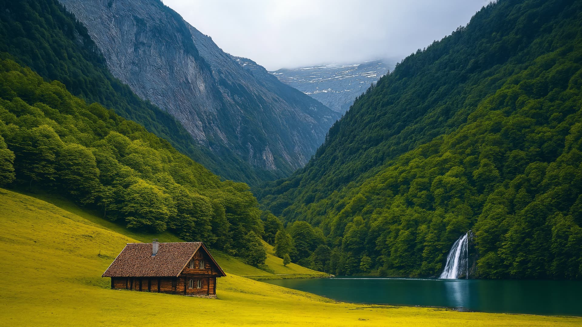 Misty Valley - Pro desktop wallpaper