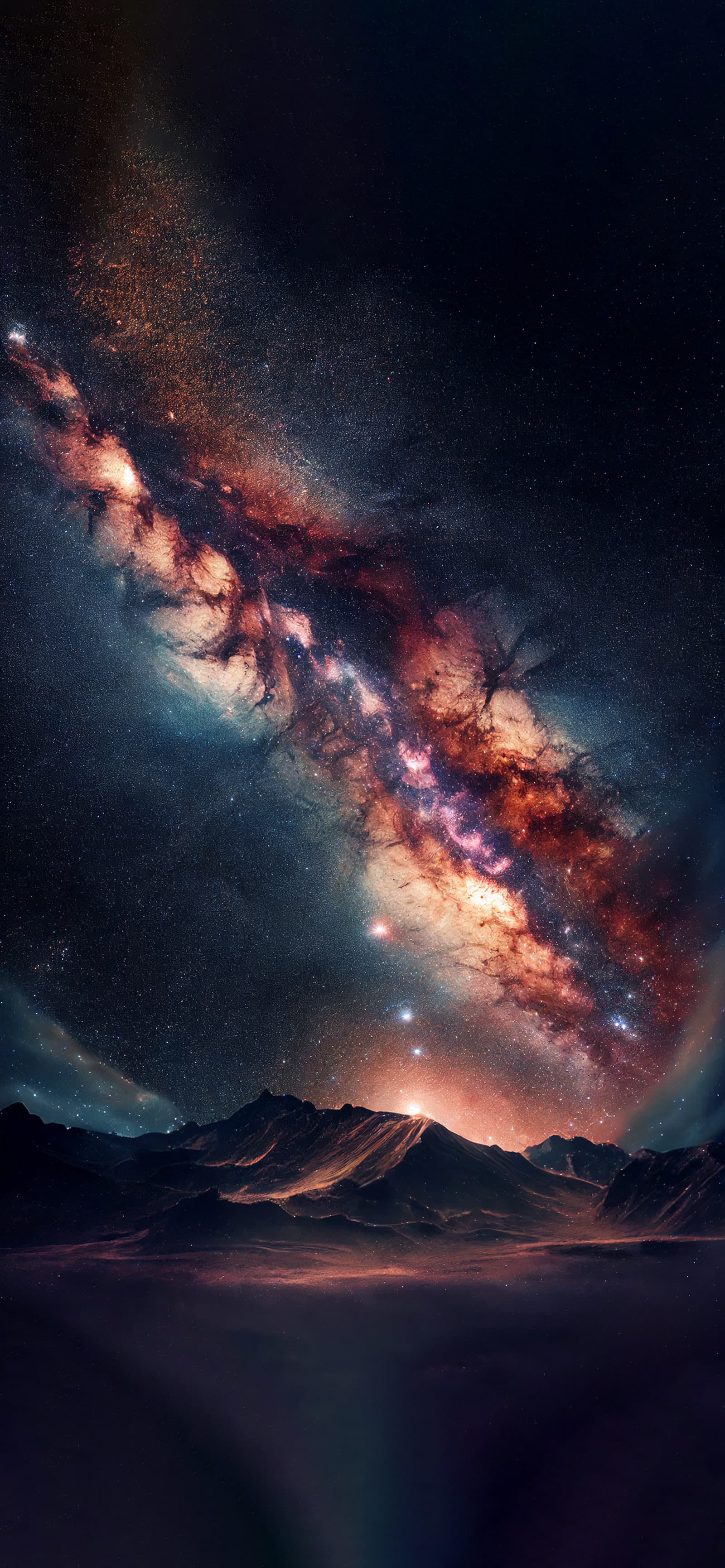 Milky Way Vista - Pro phone wallpaper