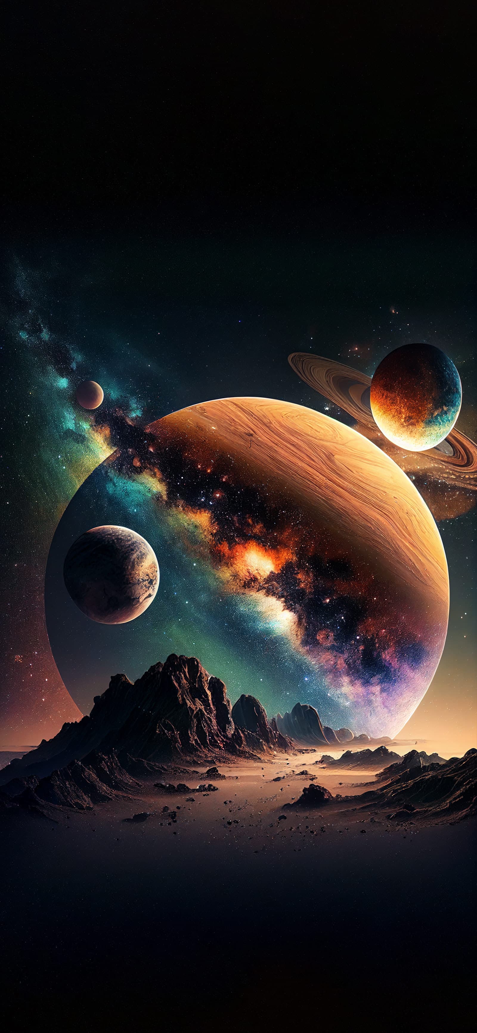 Planetary Vista - Pro phone wallpaper