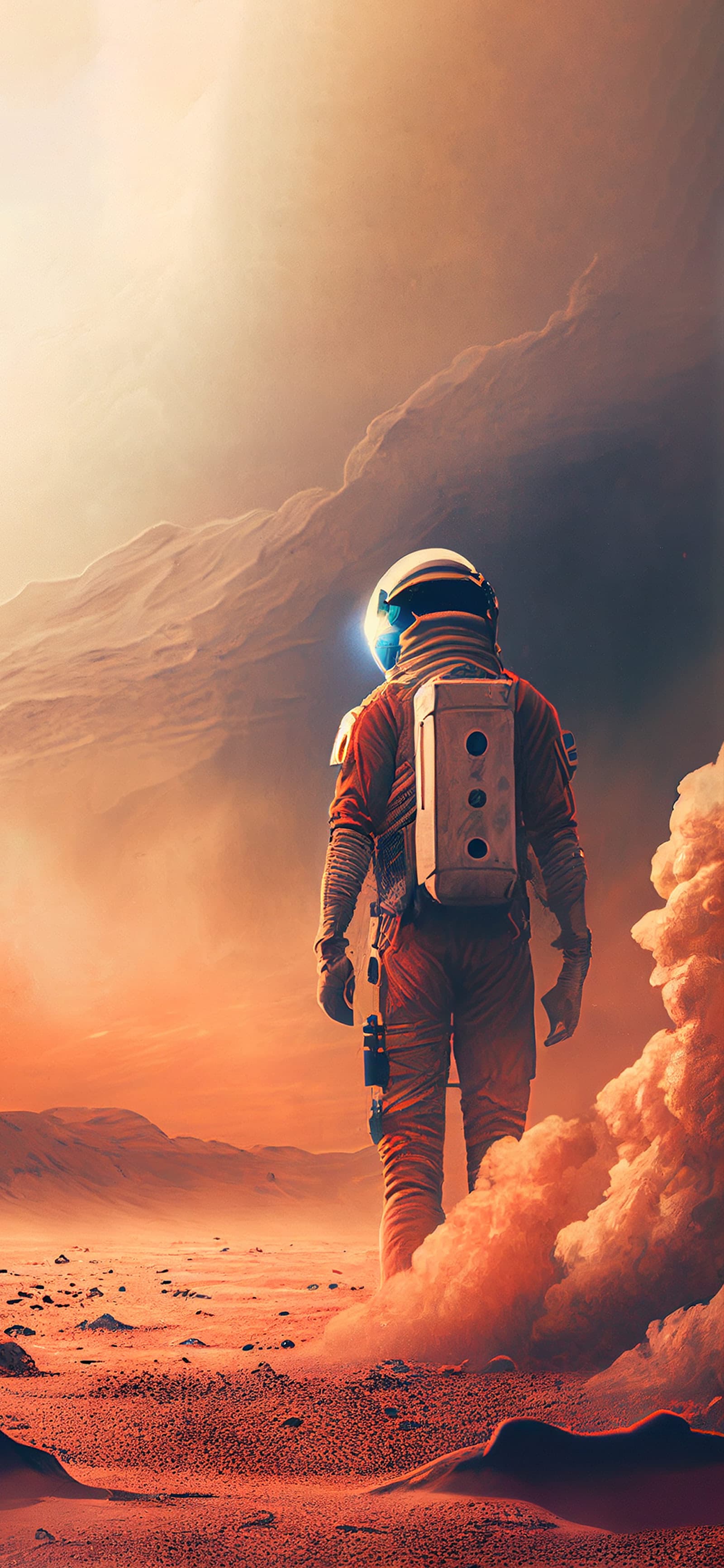 Martian Wanderer - Pro phone wallpaper