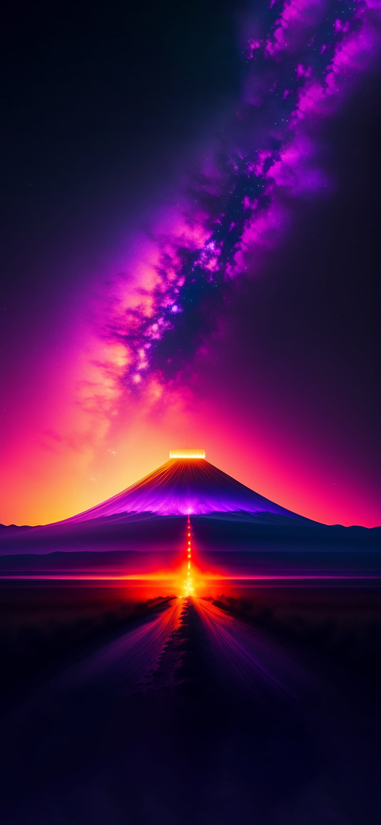 Purple Mountain Majesty - Pro phone wallpaper