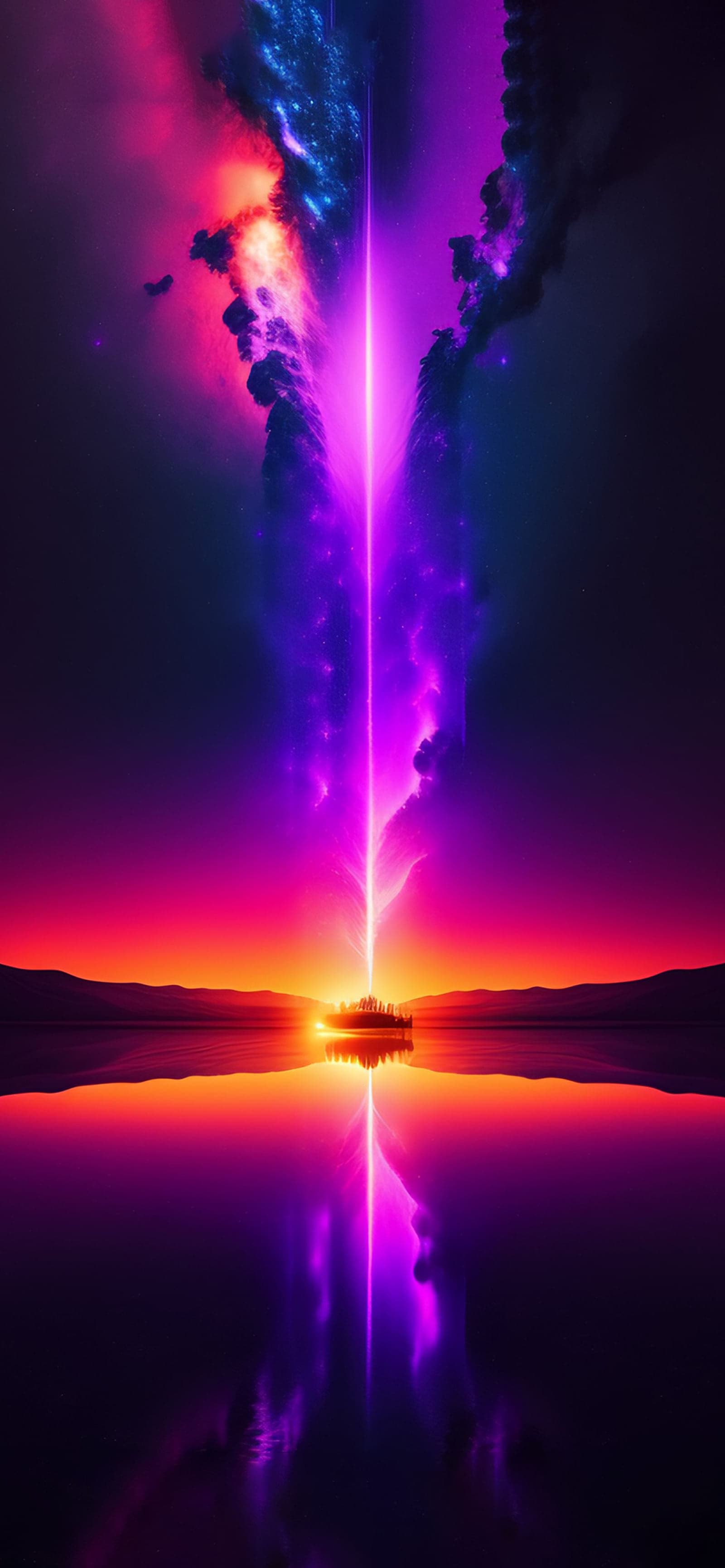 Celestial Beam - Pro phone wallpaper