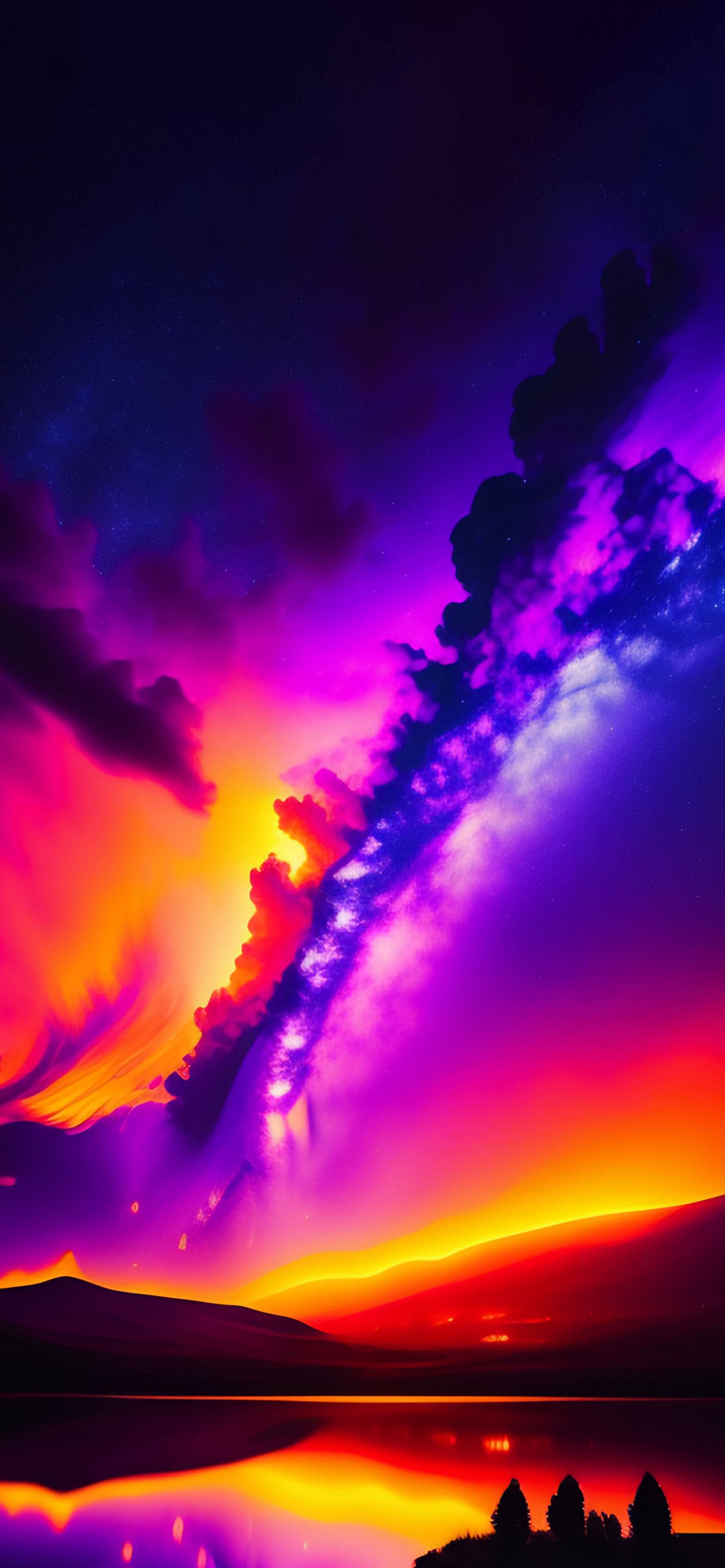Celestial Horizon - Pro phone wallpaper