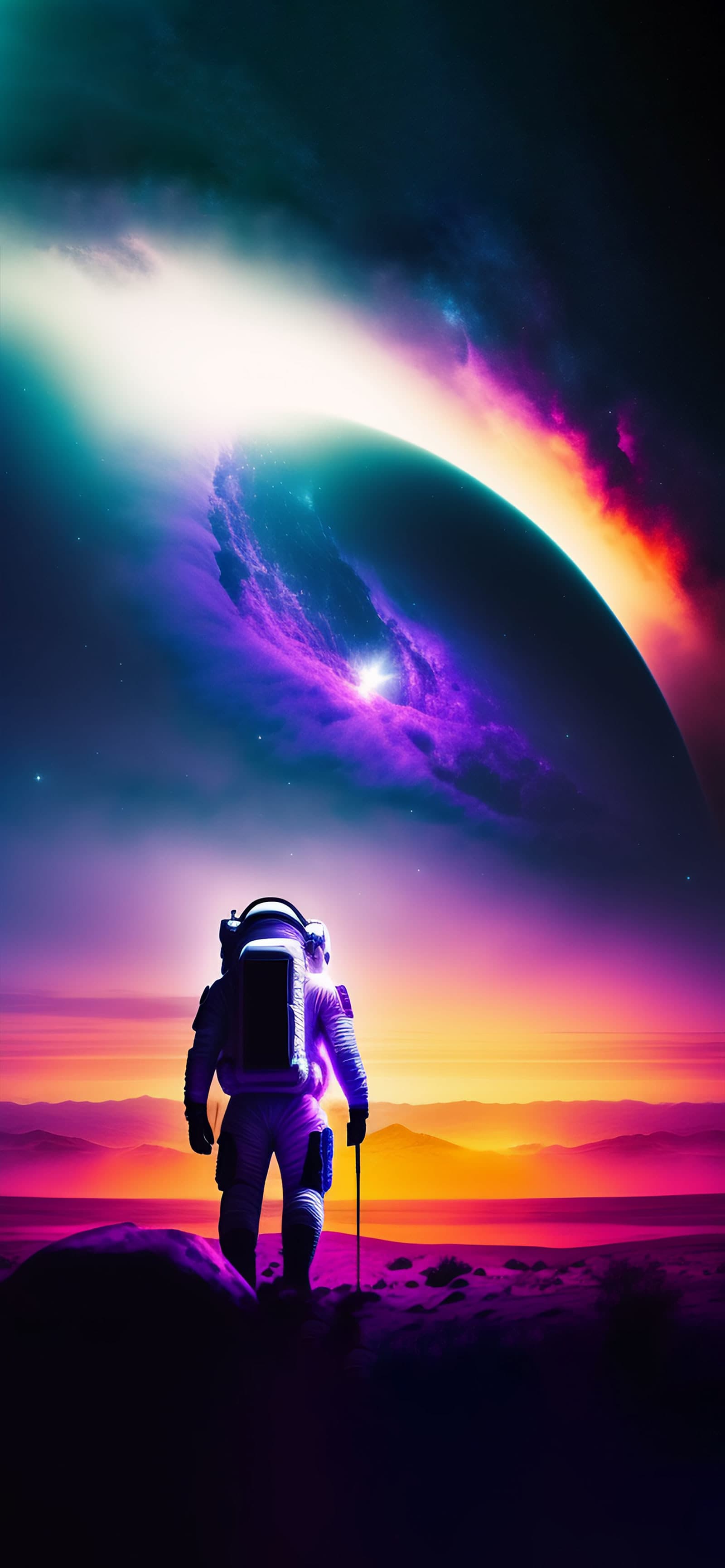 Green Space Wanderer - Pro phone wallpaper