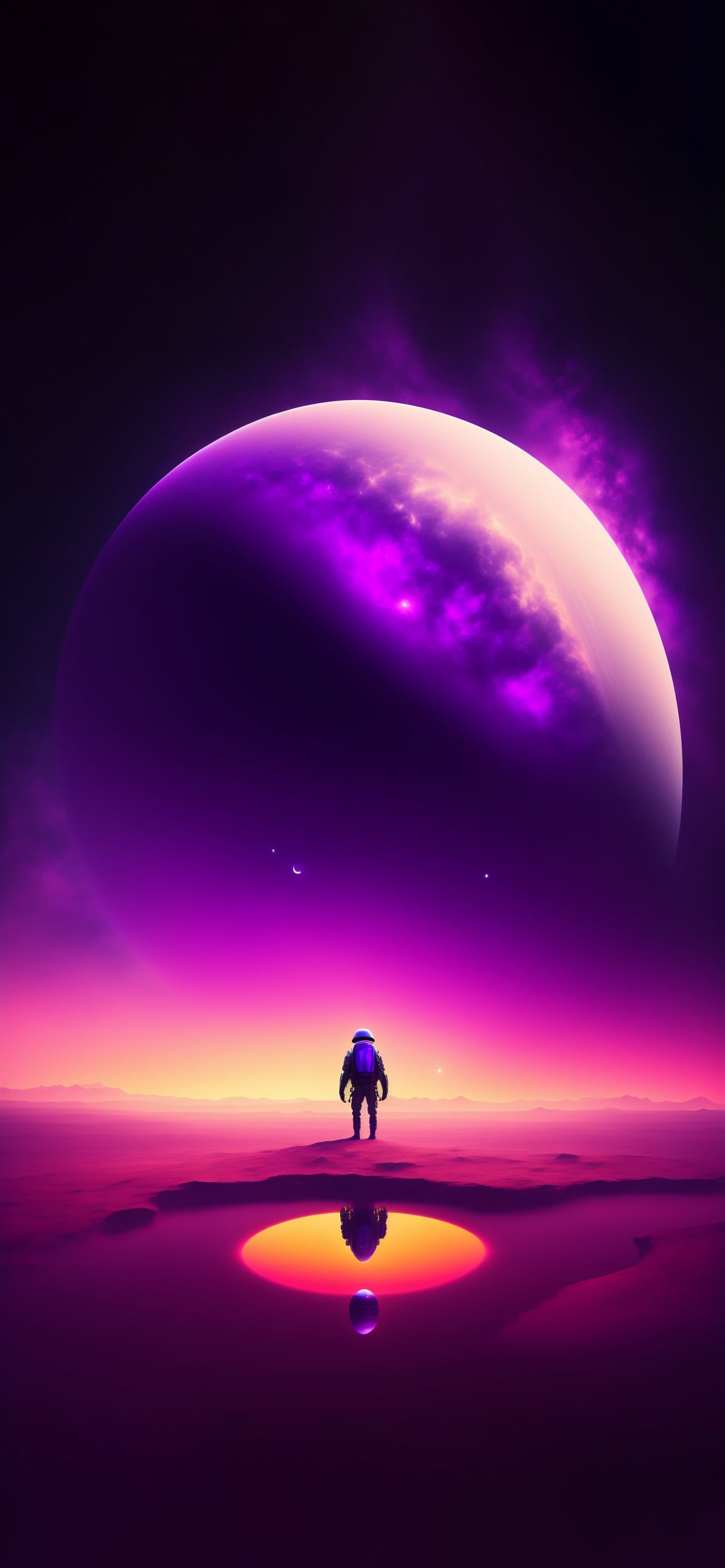Purple Gaze - Pro phone wallpaper