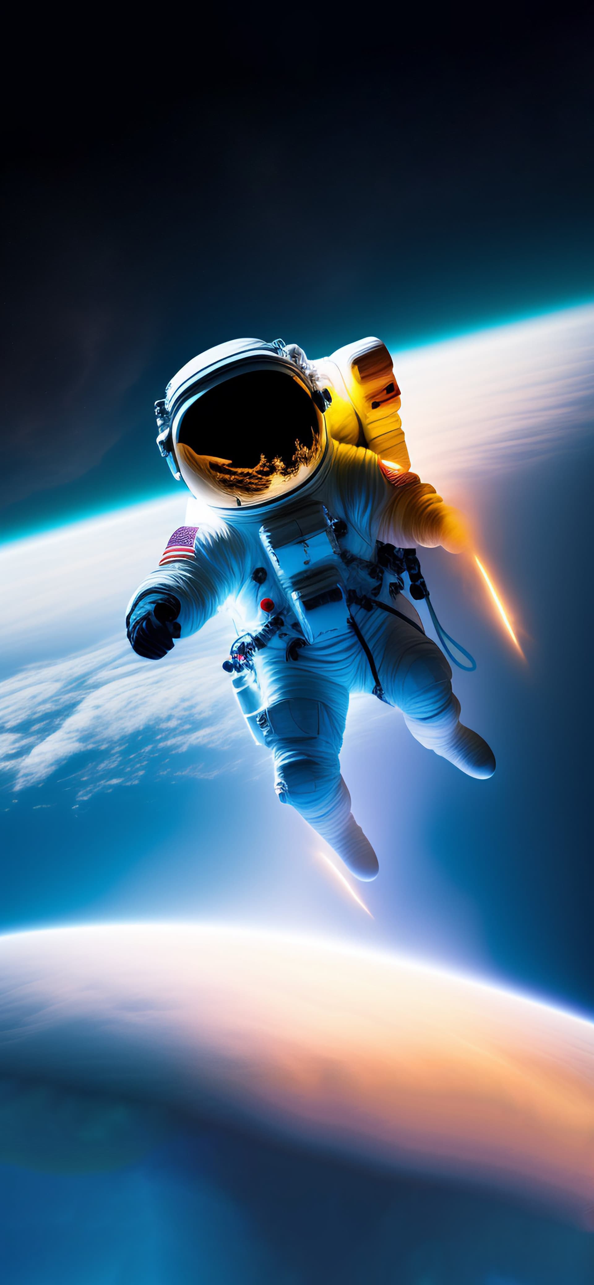 Floating Space Dream - Pro phone wallpaper