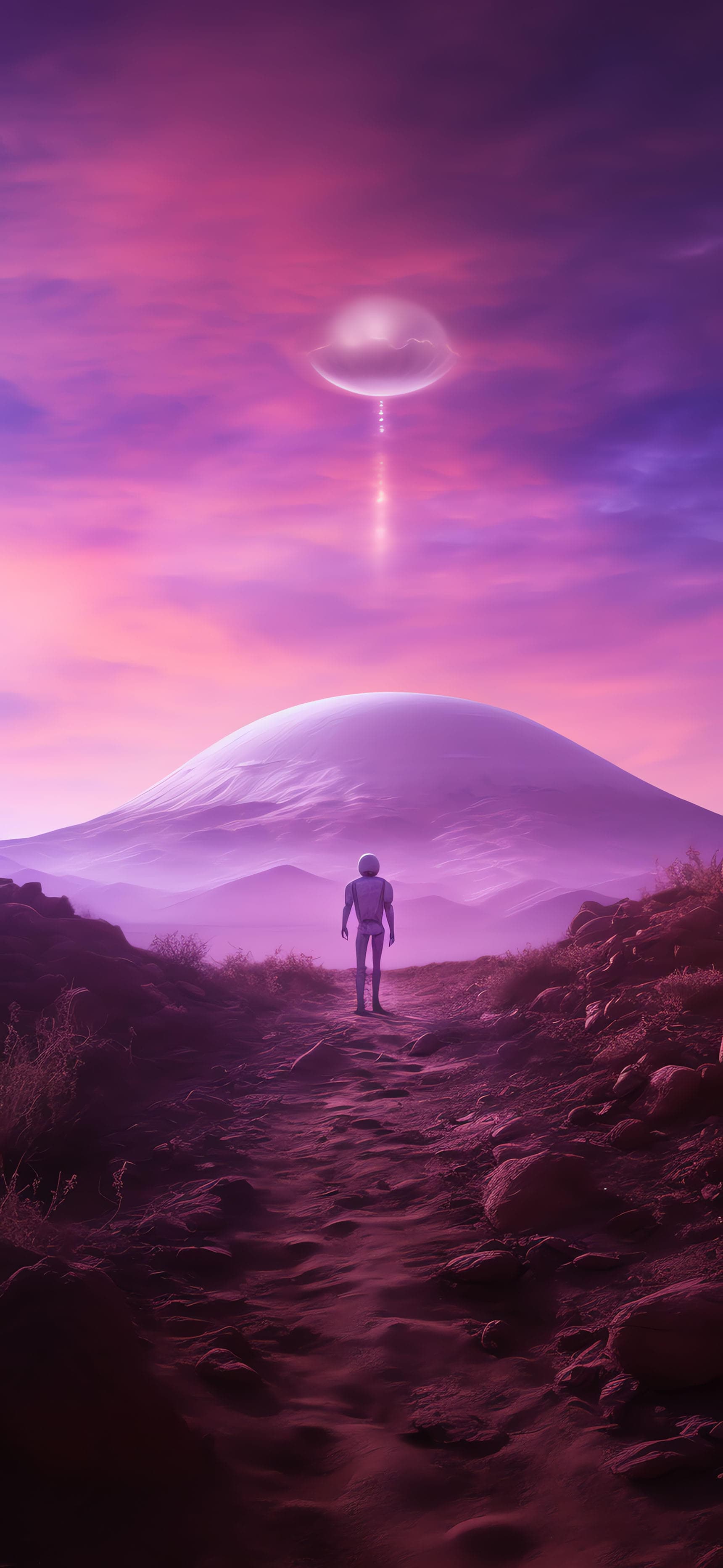 Purple Encounter - Pro phone wallpaper