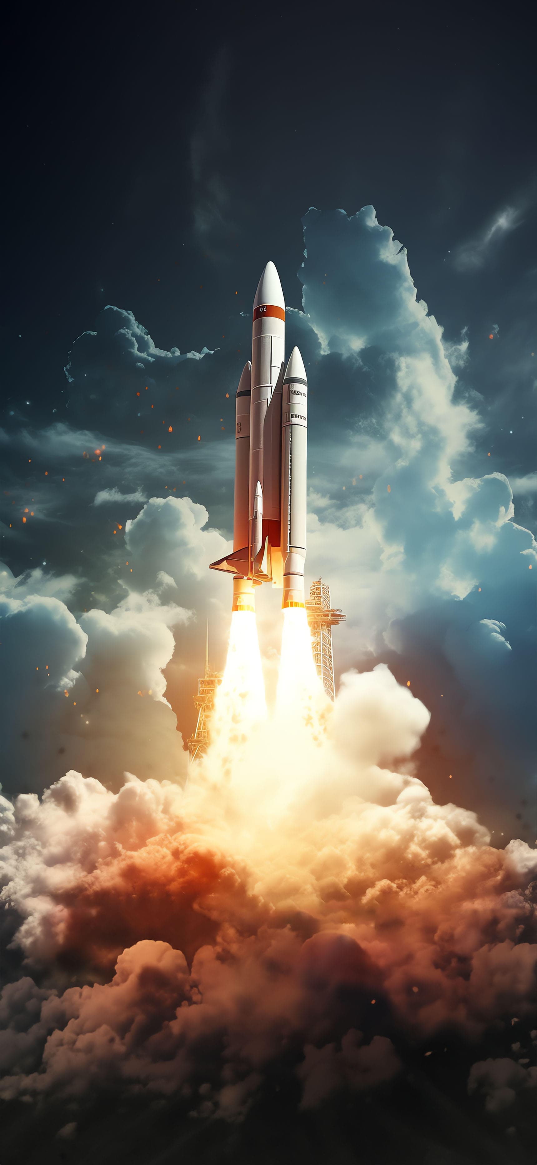 Rocket Launching - Pro phone wallpaper