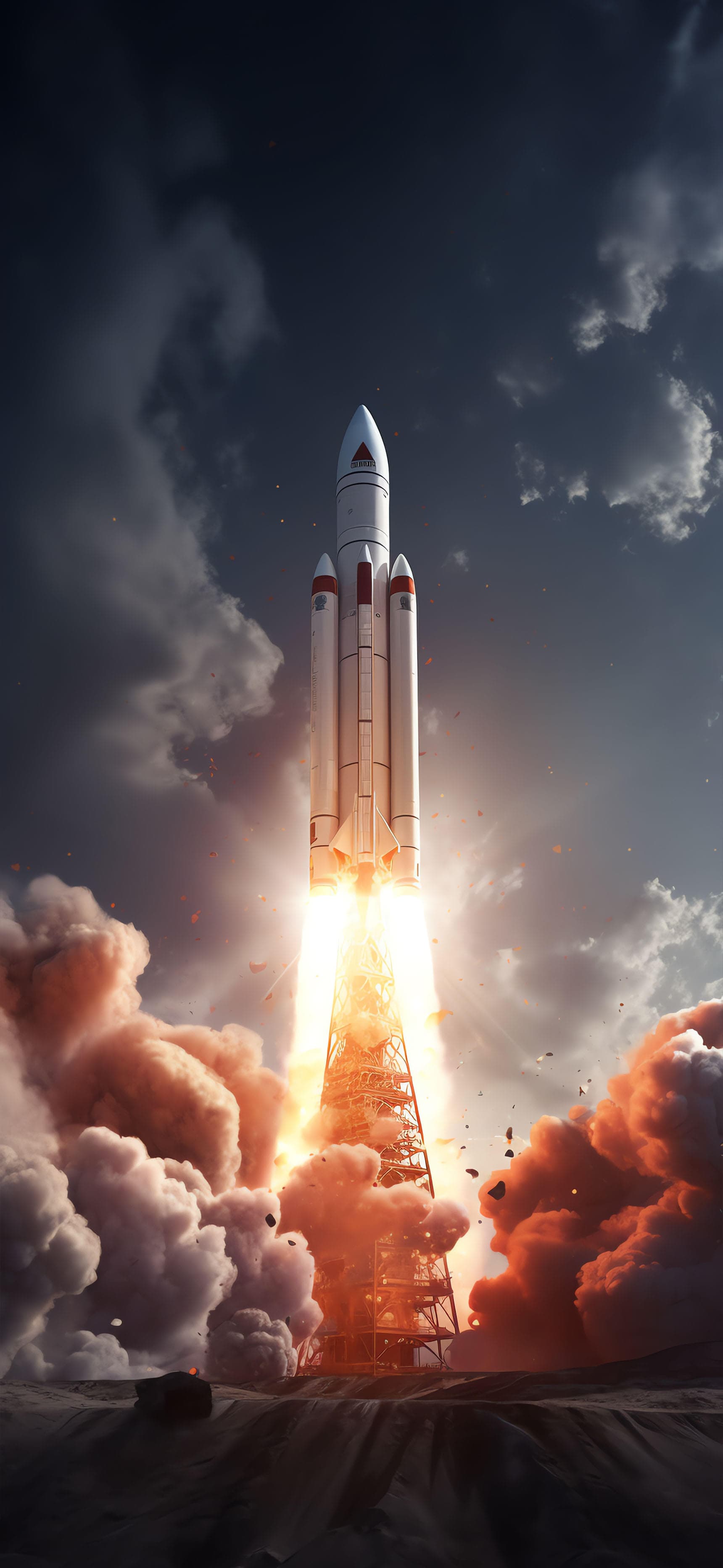 Rocket Launch Ignition - Pro phone wallpaper