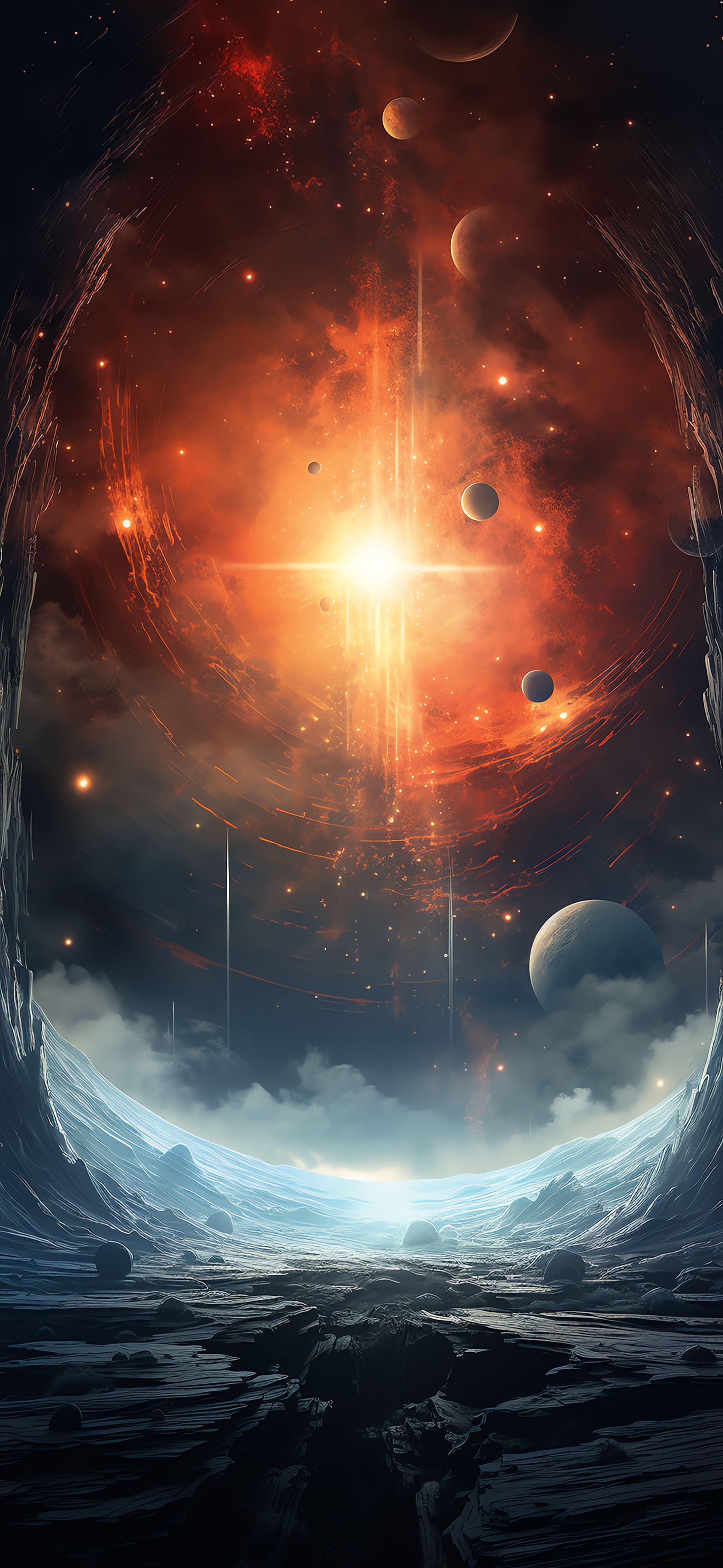Cosmic Gateway - Pro phone wallpaper