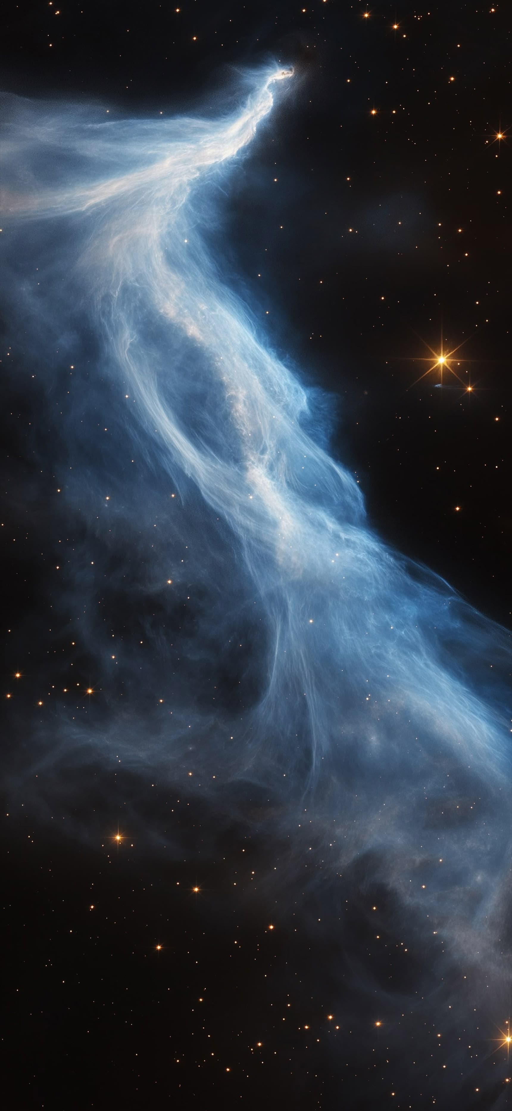 Celestial Blue Stream - Pro phone wallpaper