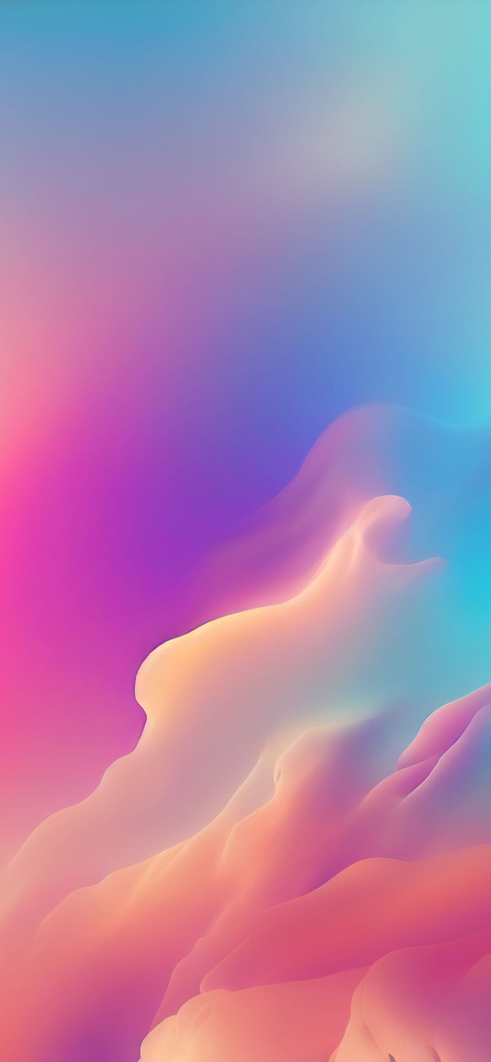 Pastel Gradient Clouds - Pro phone wallpaper