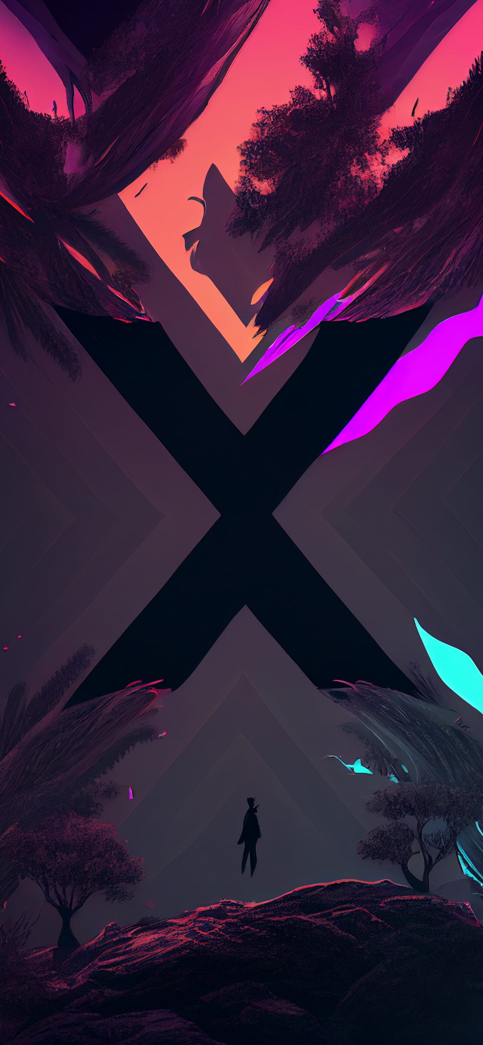 Abstract Silhouette - Pro phone wallpaper