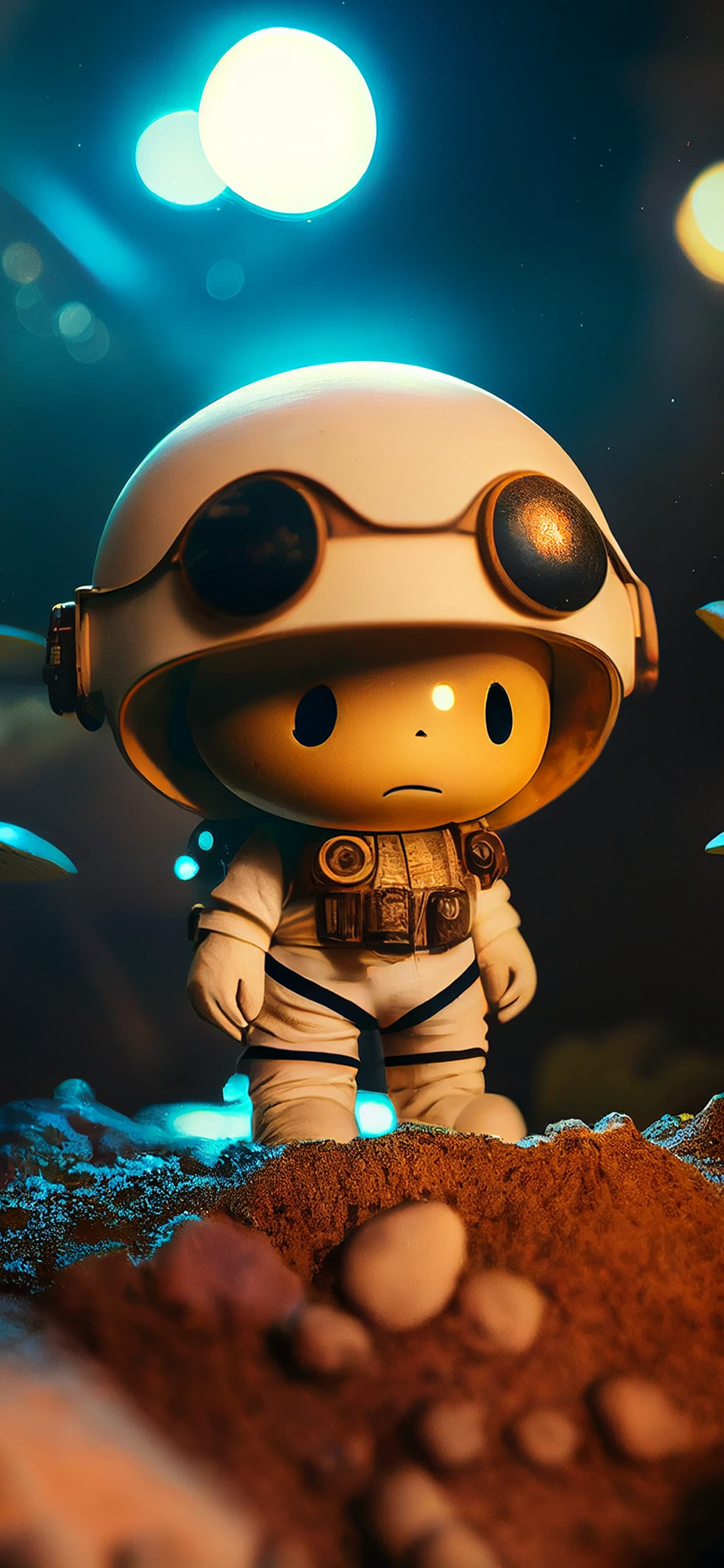 Astronaut Toy Adventure - Pro phone wallpaper