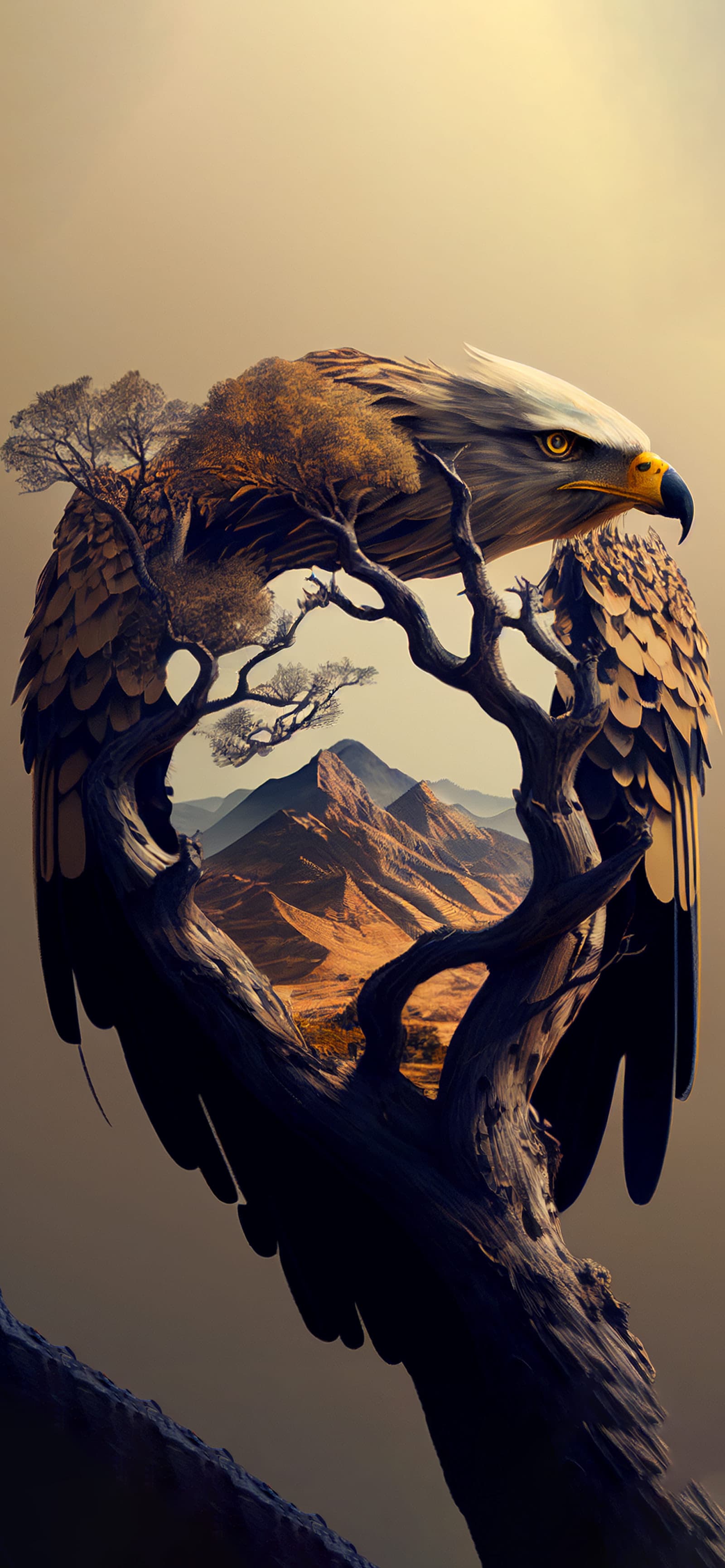 Eagle Mountain Frame - Pro phone wallpaper