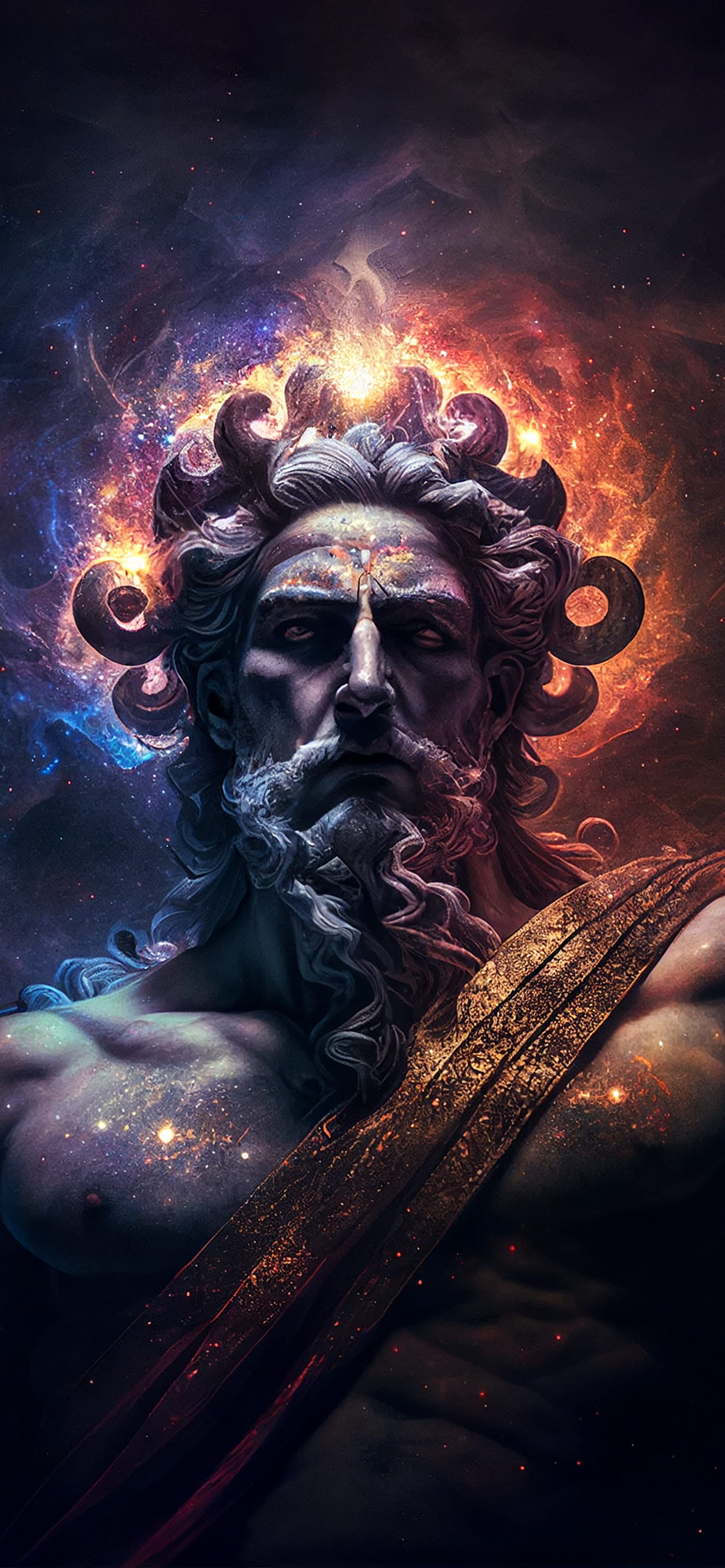 Cosmic Deity - Pro phone wallpaper