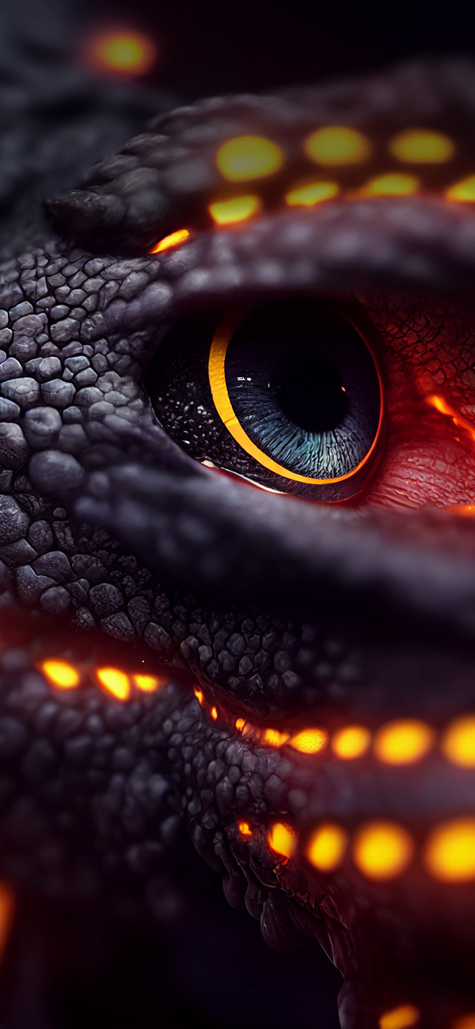 Dragon Eye Close-up - Pro phone wallpaper