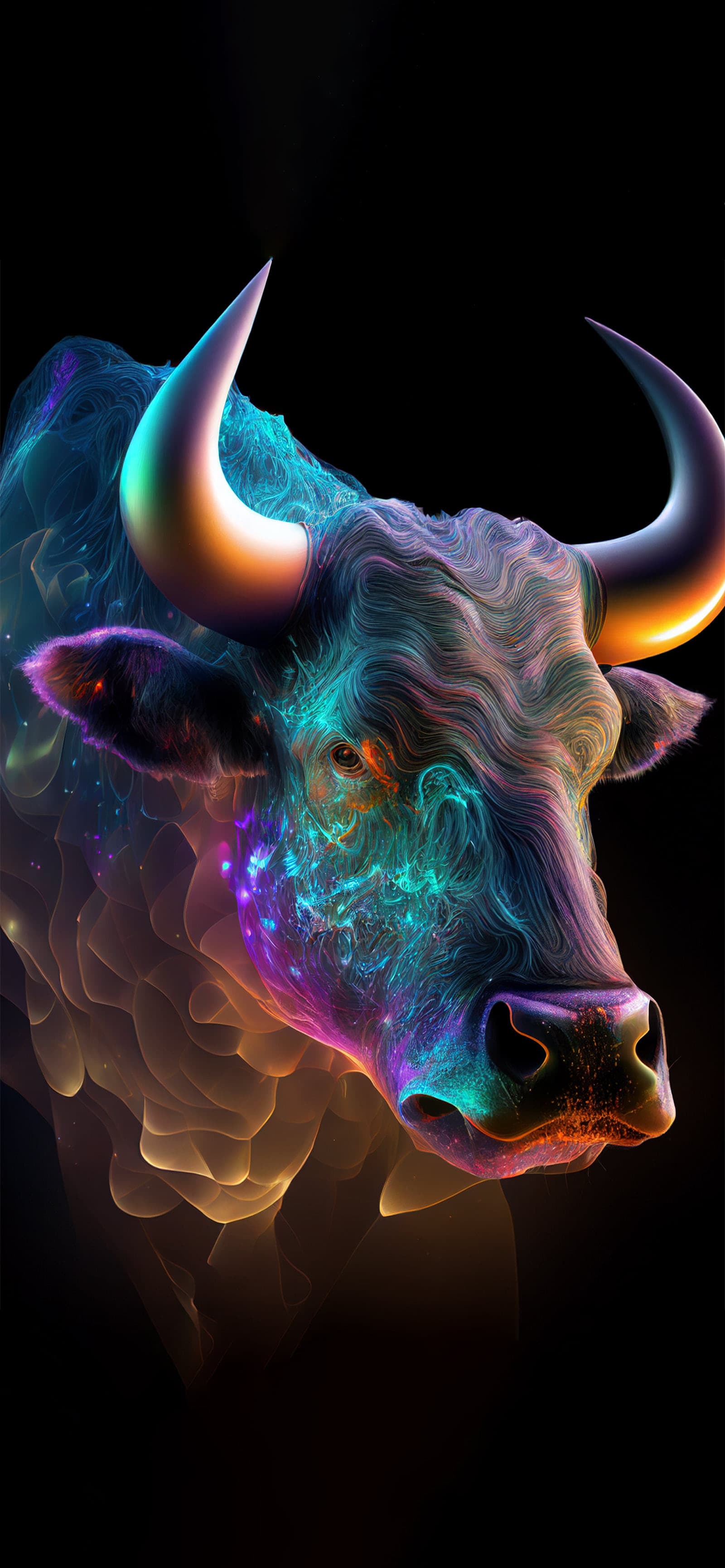 Nebula Bull Aura - Pro phone wallpaper