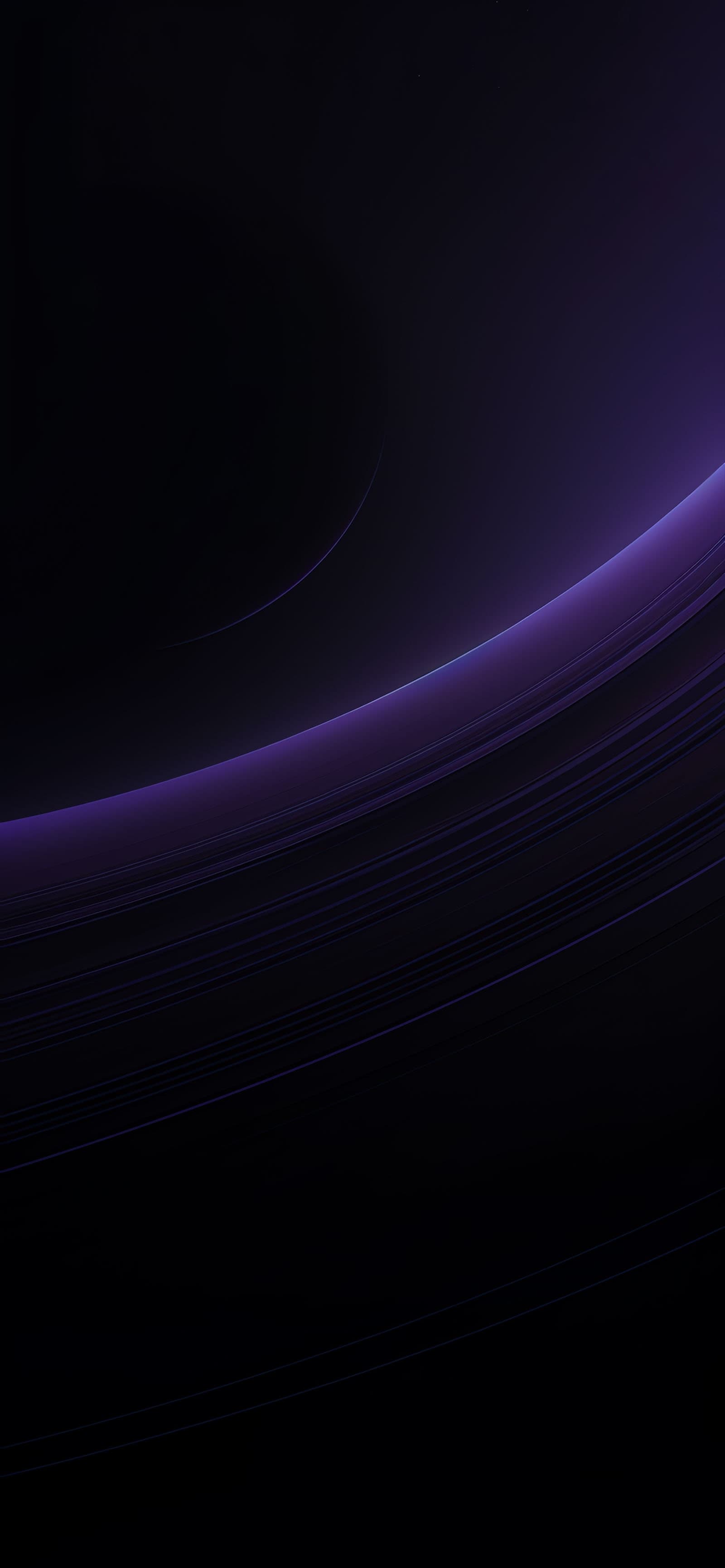 Purple Planetary Ring - Pro phone wallpaper
