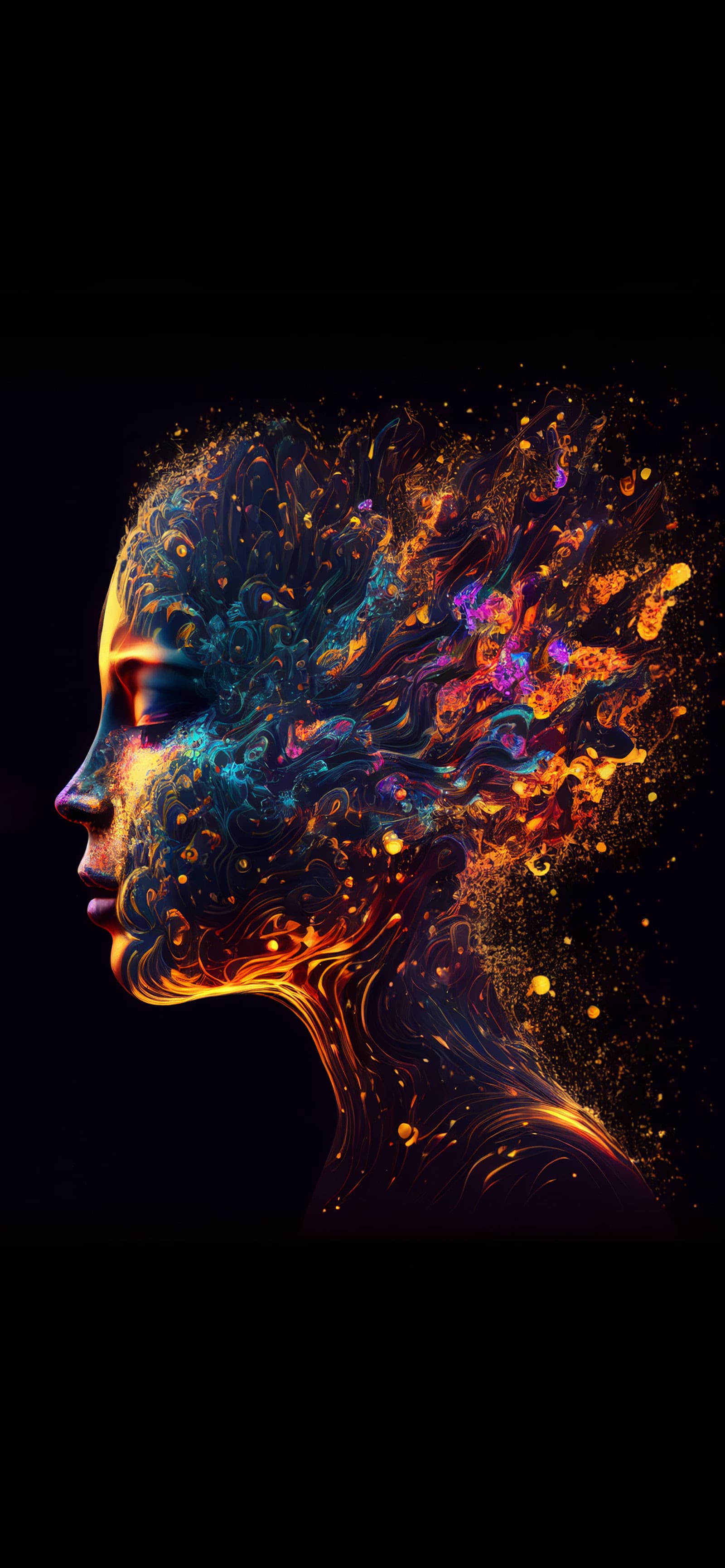 Ethereal Mindscape Glow - Pro phone wallpaper