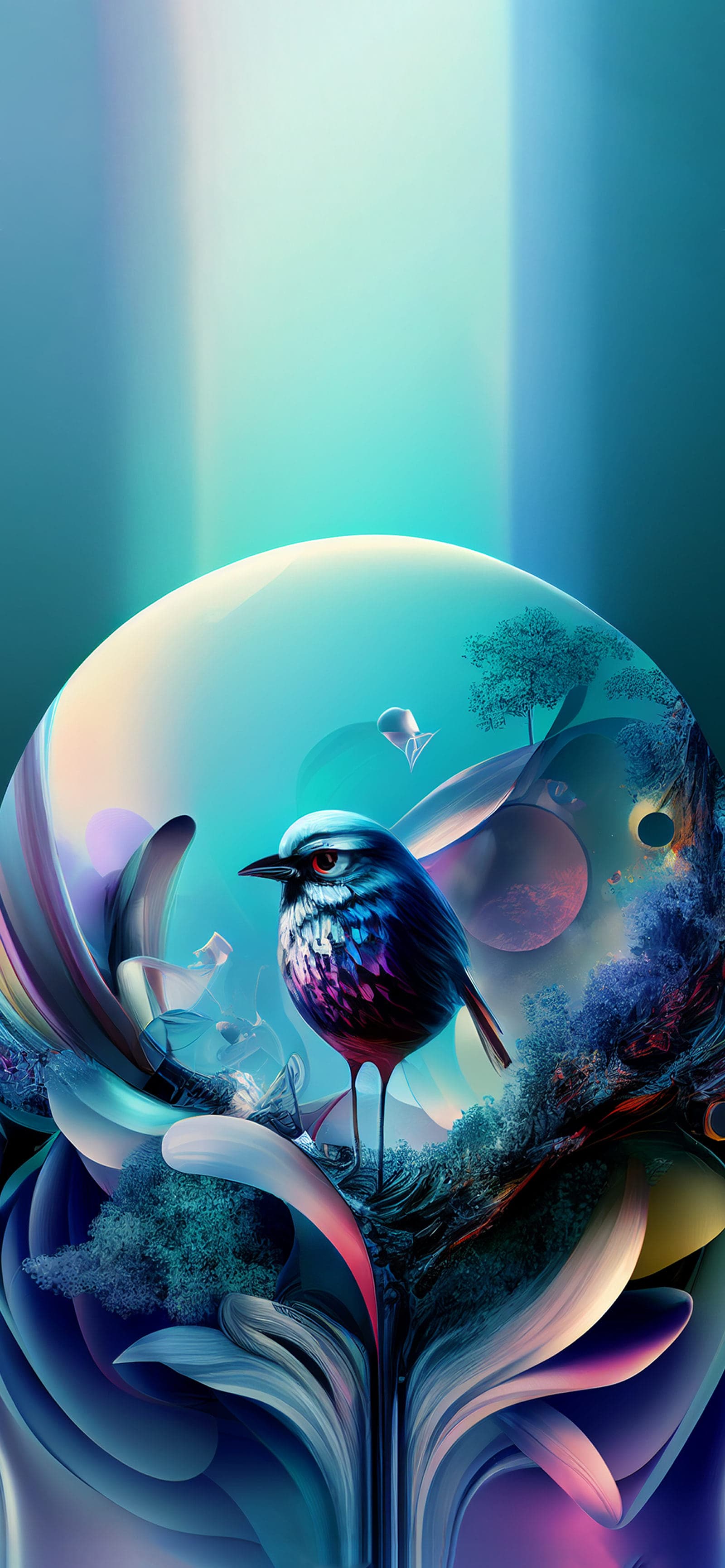 Orbital Bird Perch - Pro phone wallpaper