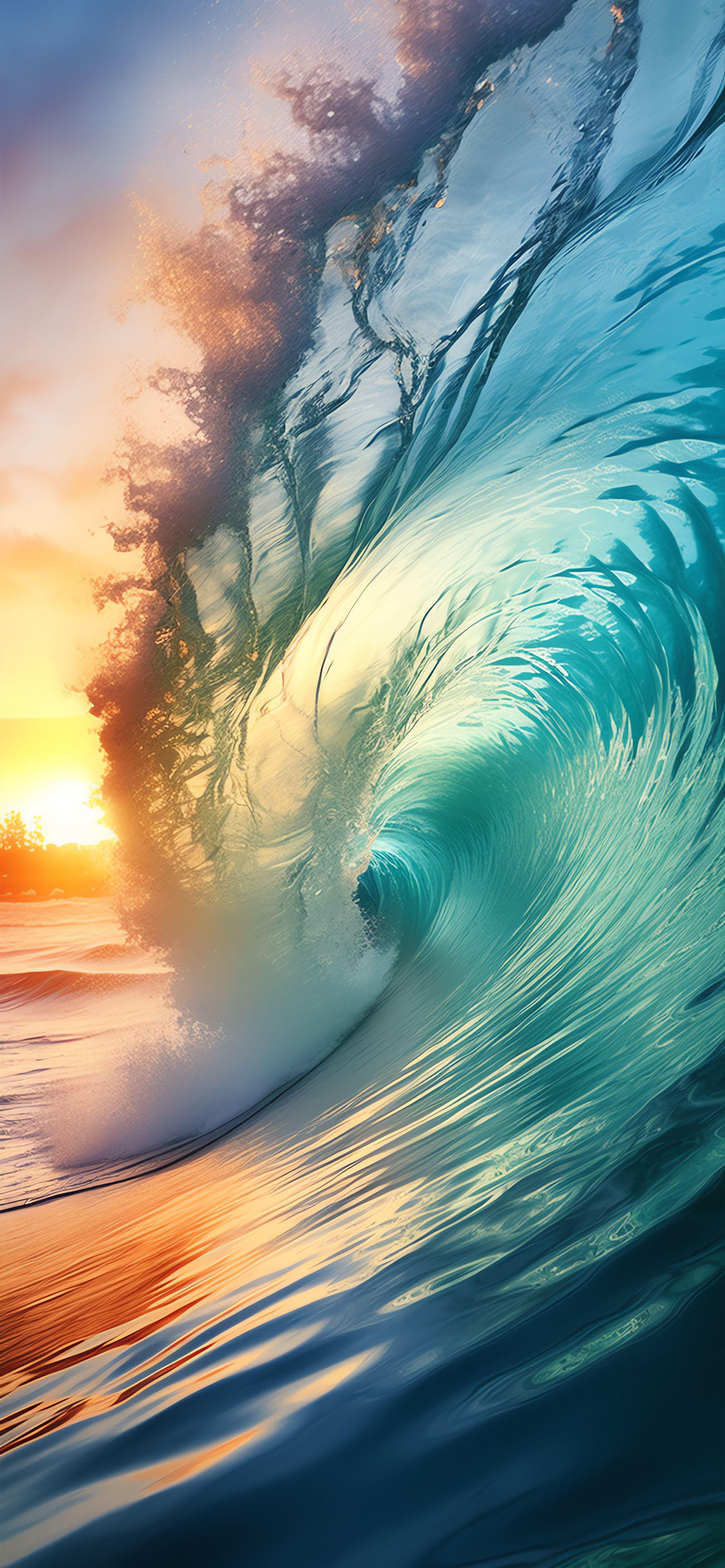 Ocean Wave - Pro phone wallpaper