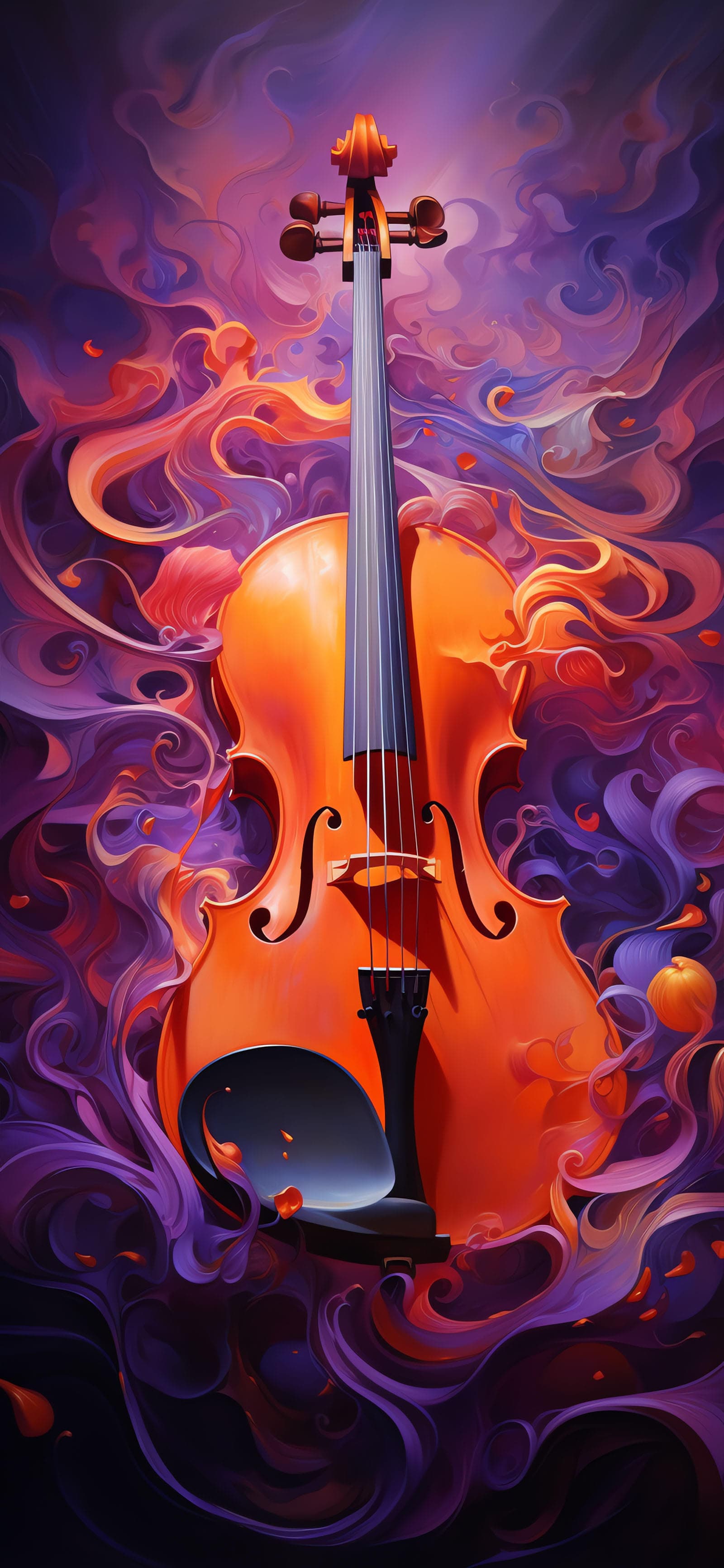 Orchestral Flame - Pro phone wallpaper