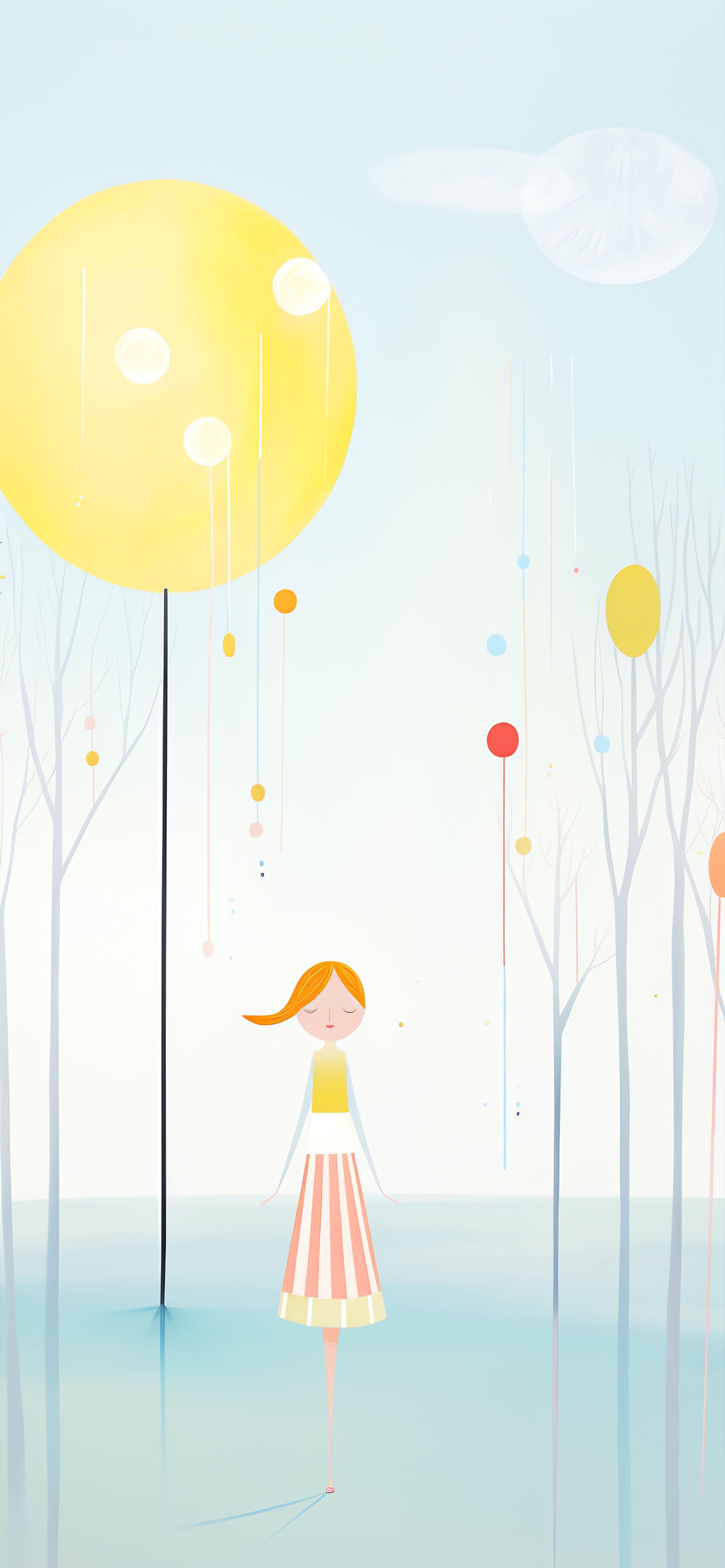 Whimsical Girl - Pro phone wallpaper