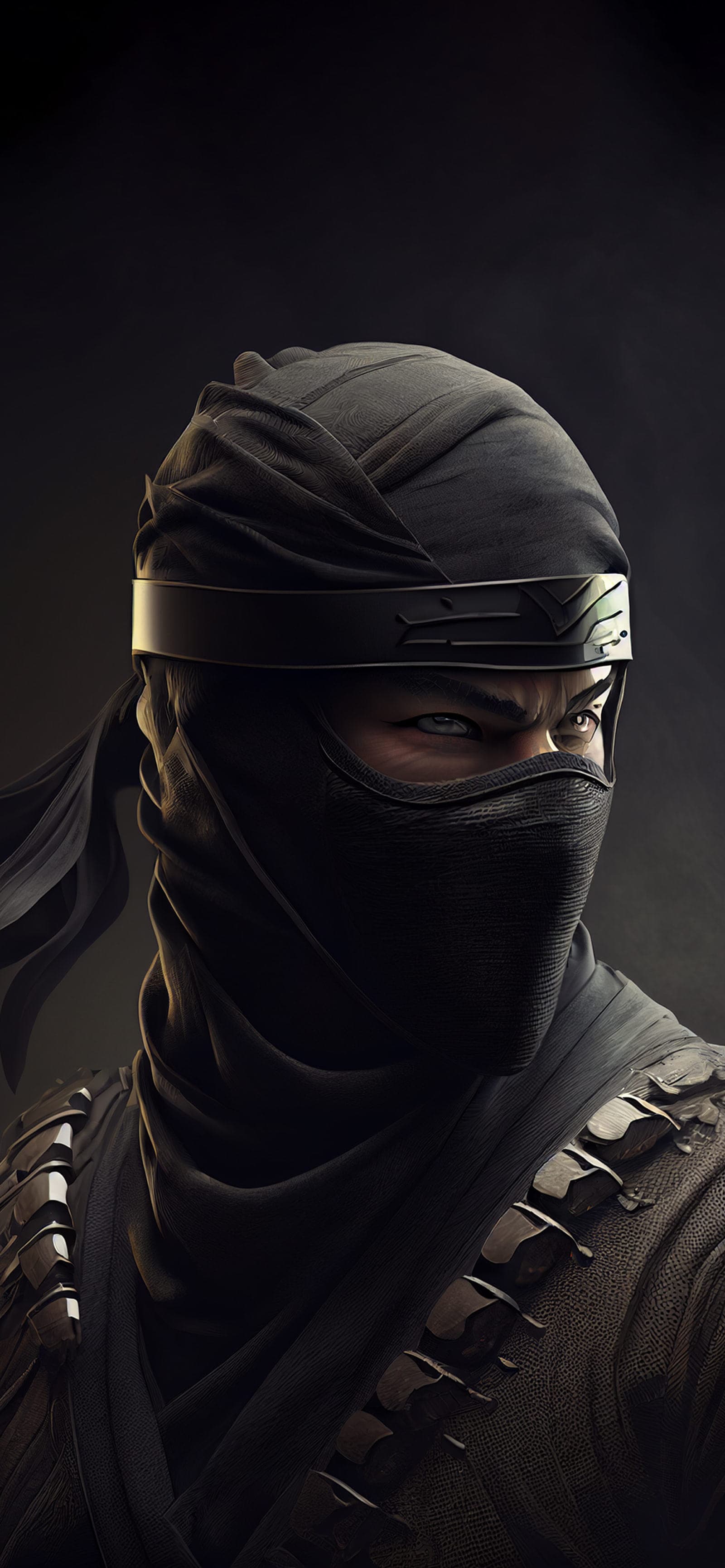 Shadowy Ninja Stare - Pro phone wallpaper